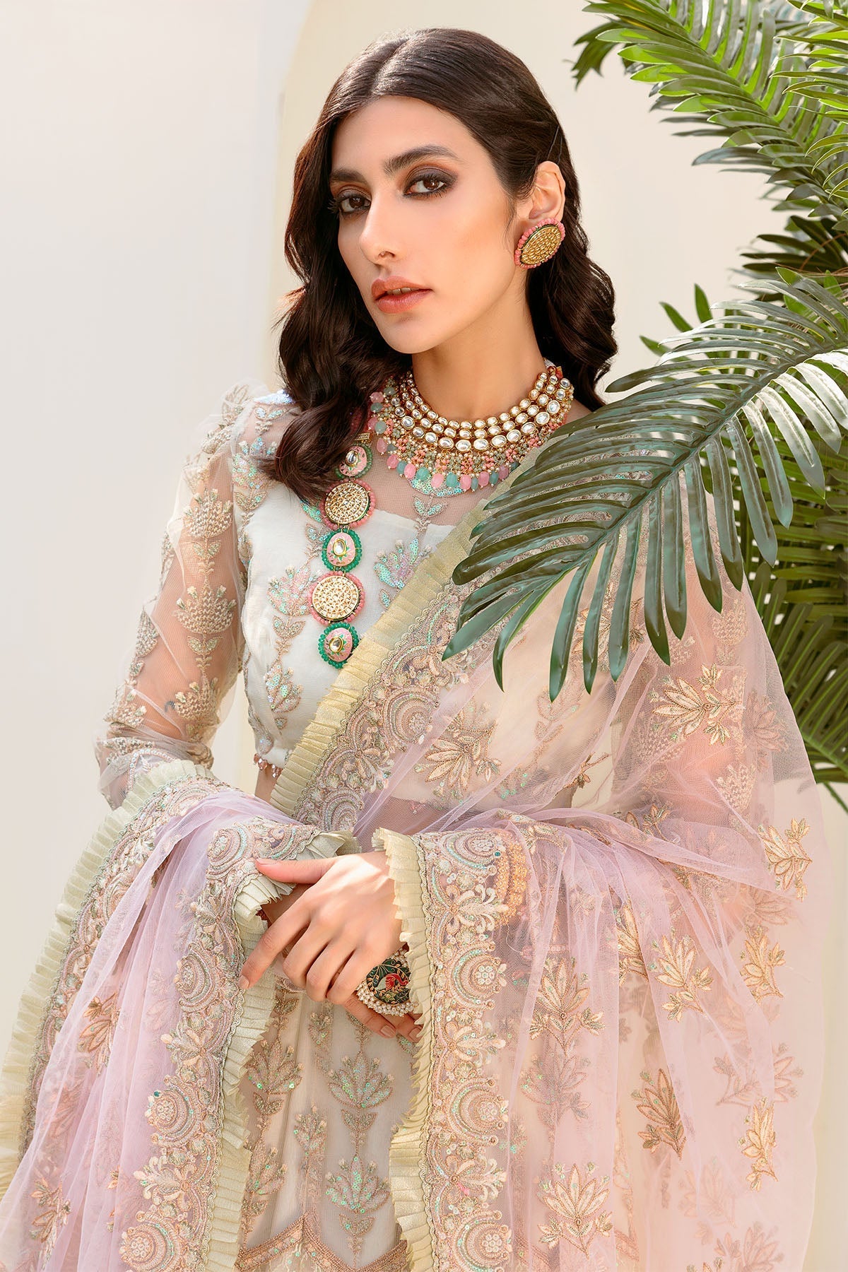 Motifz | Luxury Formal | 3186-PINK-SALT by Motifz - Designer Dress  - Type : Ladies Clothes - Available at Libayah - 100% Original 