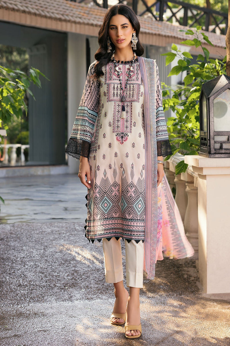 Motifz | Amal Luxury Lawn | 3293 by Motifz - Designer Dress - Type: Ladies Clothes - Available at Libayah - 100% Original