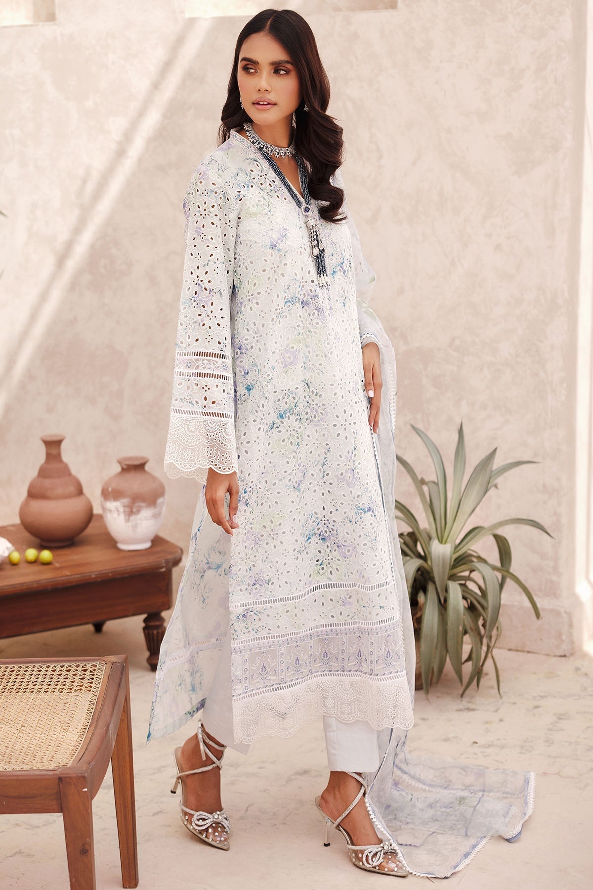 Motifz | Amal Luxury Lawn | 3736 by Motifz - Designer Dress - Type: Ladies Clothes - Available at Libayah - 100% Original