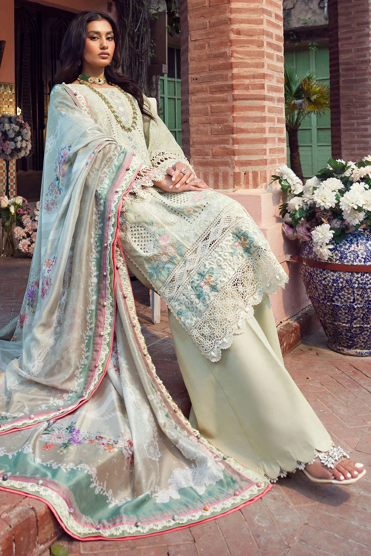 Motifz | Premium Lawn 24 | 4427-ZAIB by Motifz - Designer Dress - Type: Ladies Clothes - Available at Libayah - 100% Original
