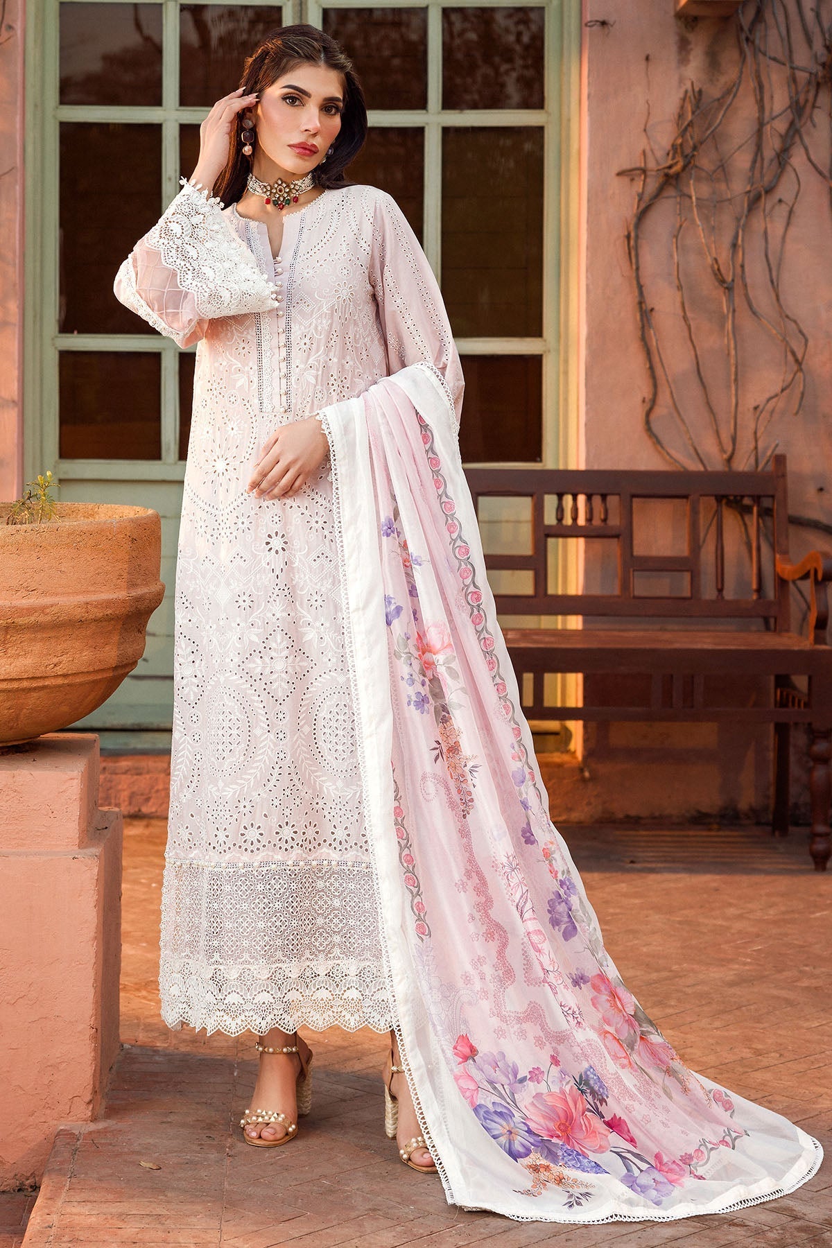 Motifz | Premium Lawn 24 | 4431-AFREEN by Motifz - Designer Dress - Type: Ladies Clothes - Available at Libayah - 100% Original