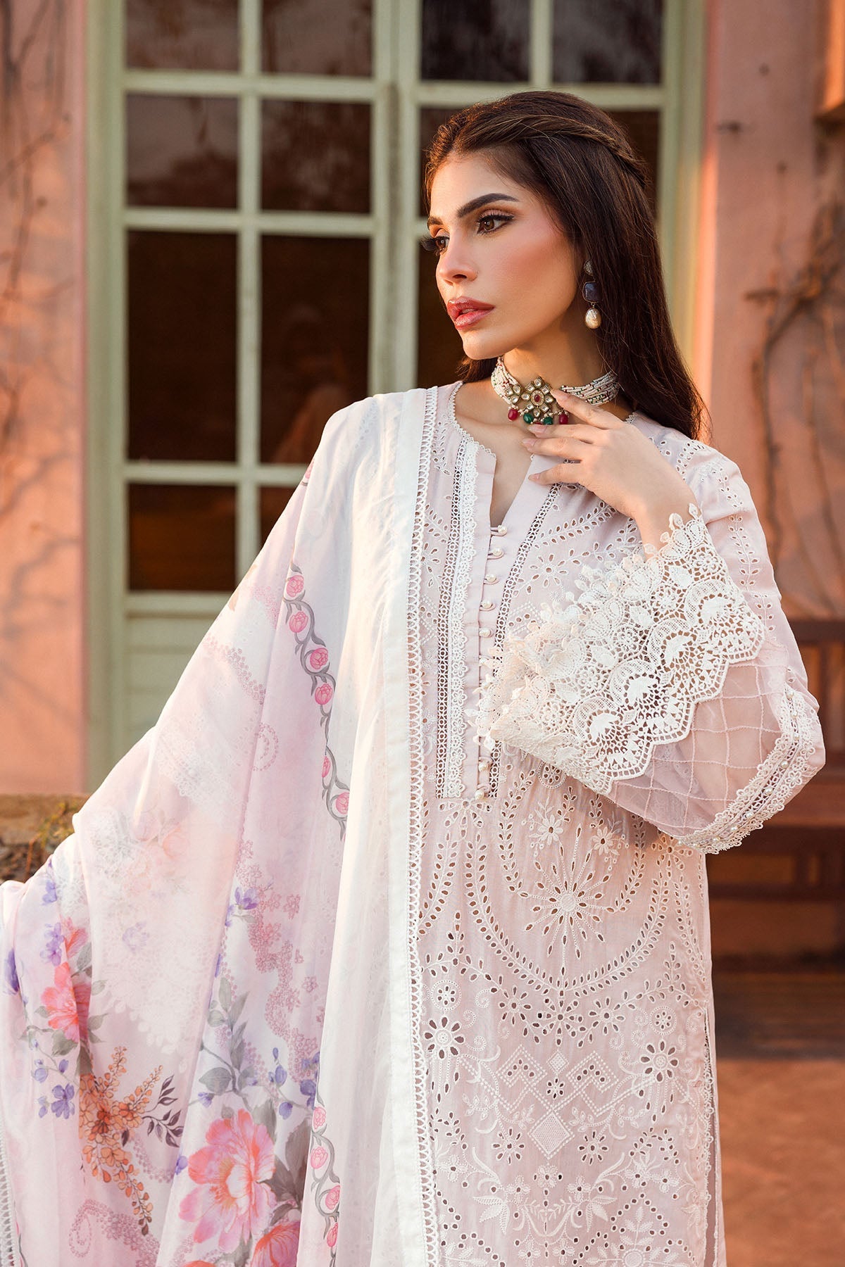 Motifz | Premium Lawn 24 | 4431-AFREEN by Motifz - Designer Dress - Type: Ladies Clothes - Available at Libayah - 100% Original