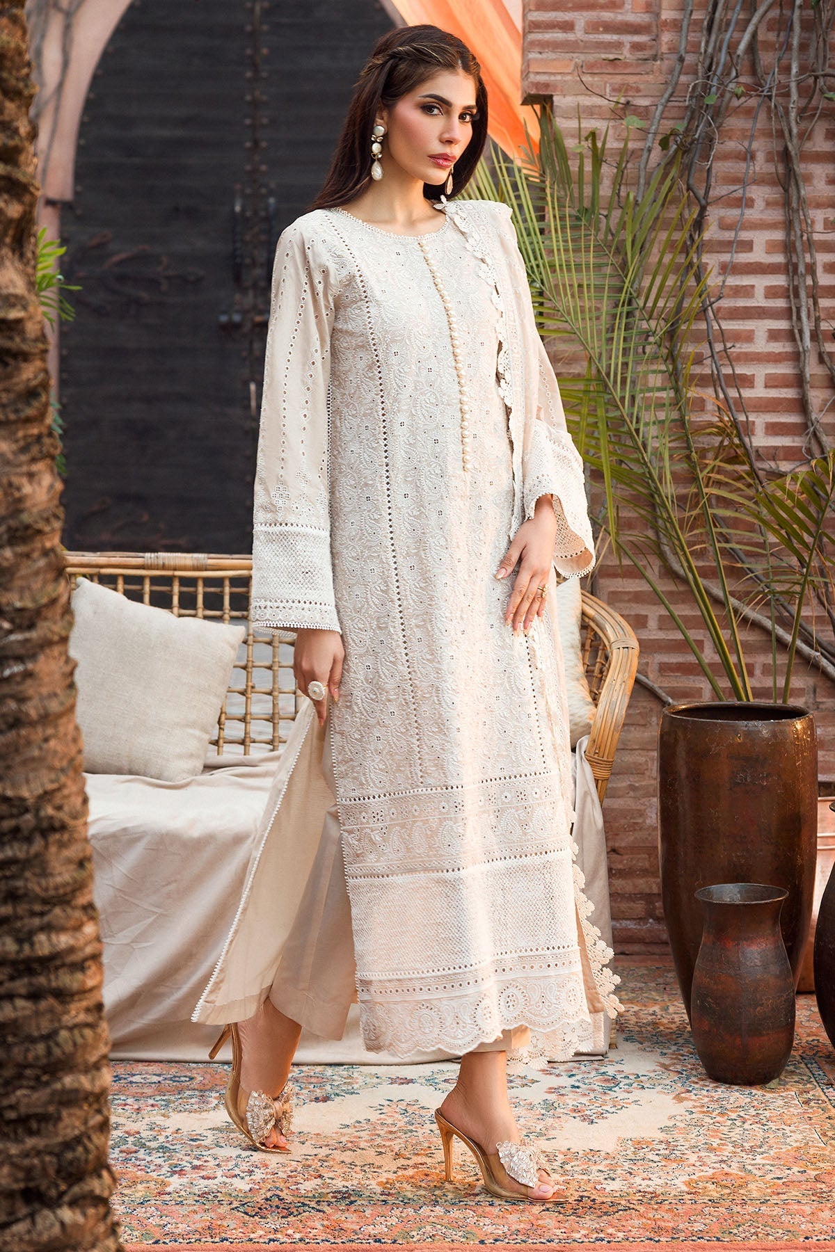 Motifz | Premium Lawn 24 | 4434-SHABNAM by Motifz - Designer Dress - Type: Ladies Clothes - Available at Libayah - 100% Original
