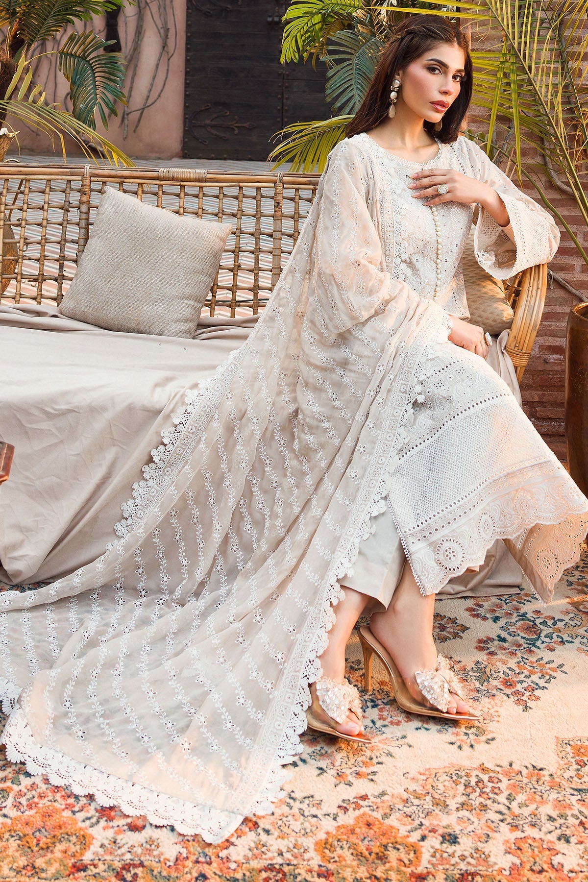 Motifz | Premium Lawn 24 | 4434-SHABNAM by Motifz - Designer Dress - Type: Ladies Clothes - Available at Libayah - 100% Original