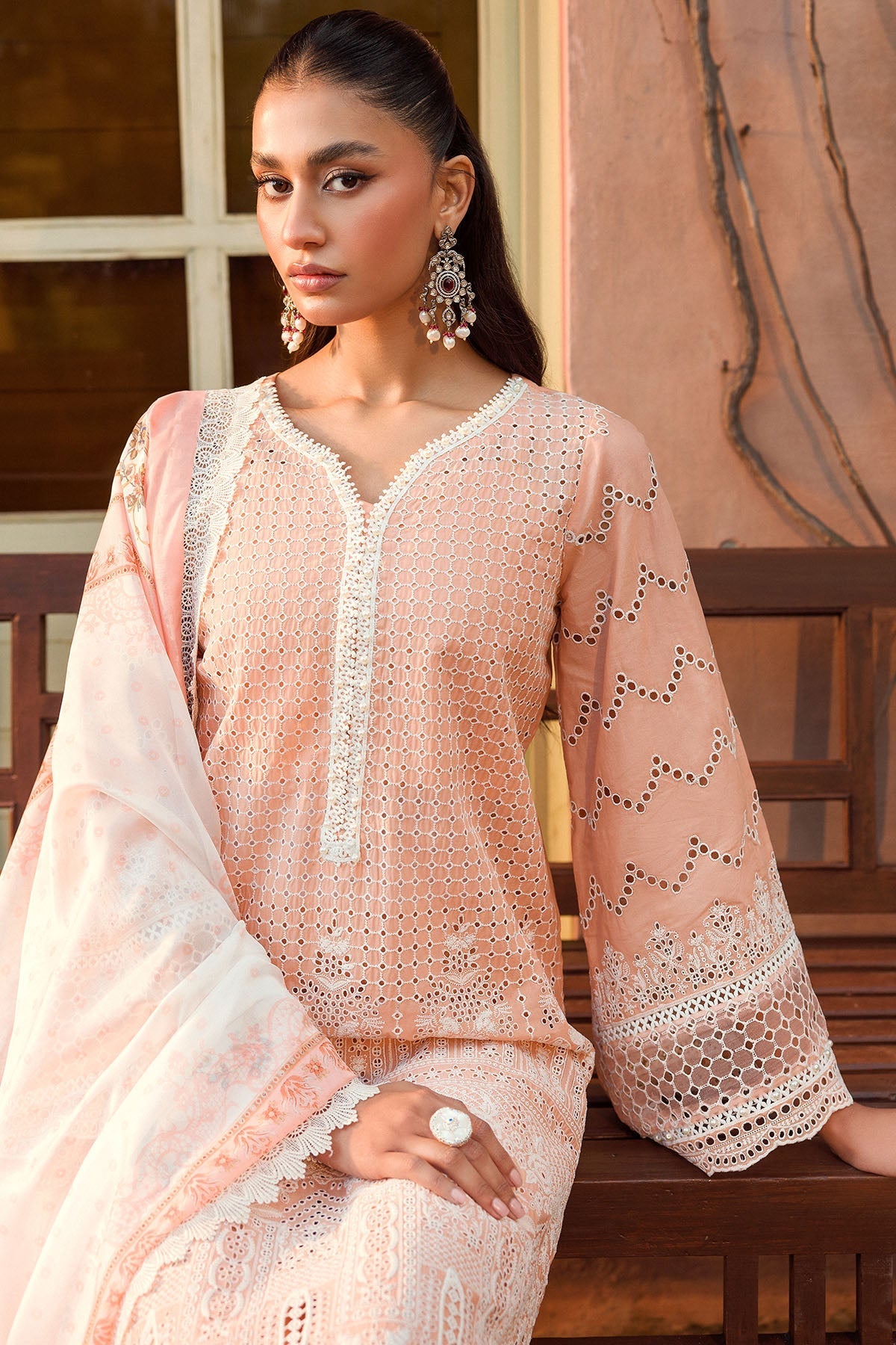 Motifz | Premium Lawn 24 | 4435-SABIHA by Motifz - Designer Dress - Type: Ladies Clothes - Available at Libayah - 100% Original