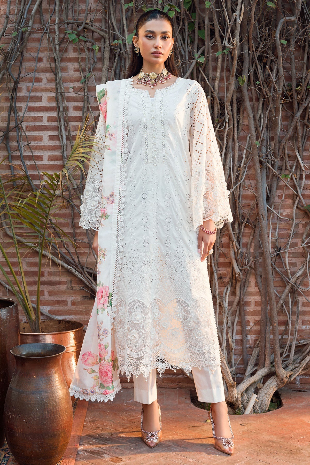 Motifz | Premium Lawn 24 | 4436-RUKAIYAH by Motifz - Designer Dress - Type: Ladies Clothes - Available at Libayah - 100% Original