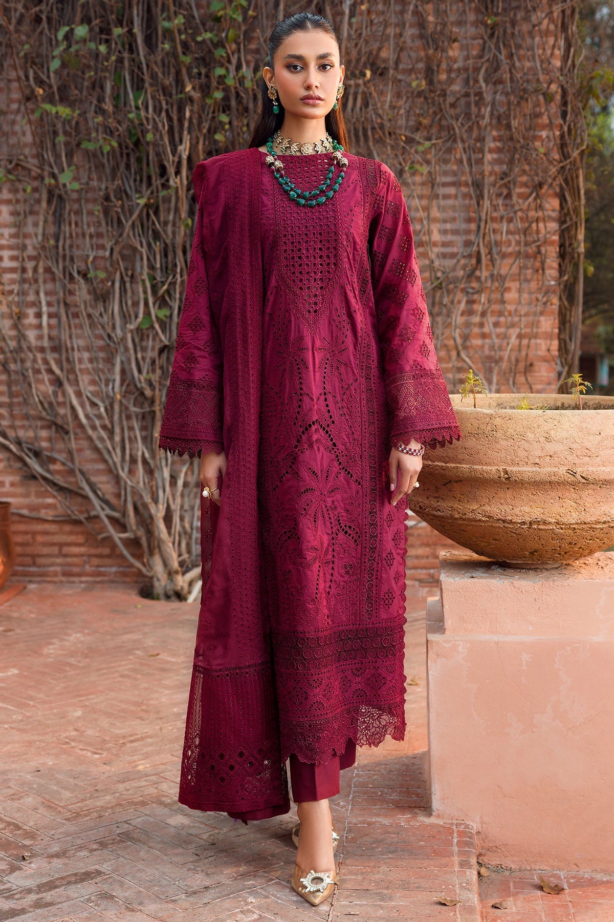 Motifz | Premium Lawn 24 | 4439-YASMEEN by Motifz - Designer Dress - Type: Ladies Clothes - Available at Libayah - 100% Original