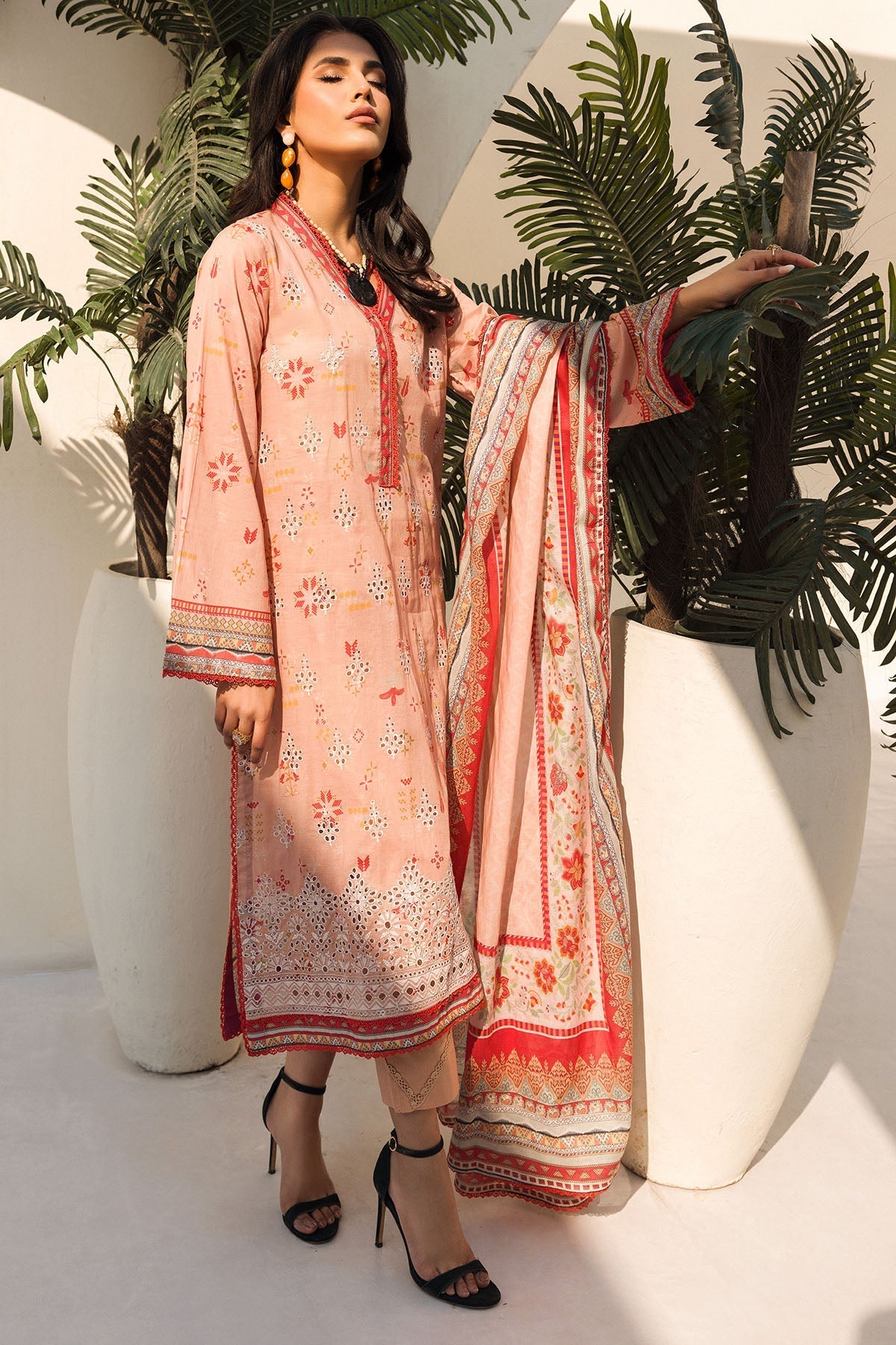 Motifz | Umang Lawn | 4639-NEELKAMAL by Motifz - Designer Dress - Type: Ladies Clothes - Available at Libayah - 100% Original