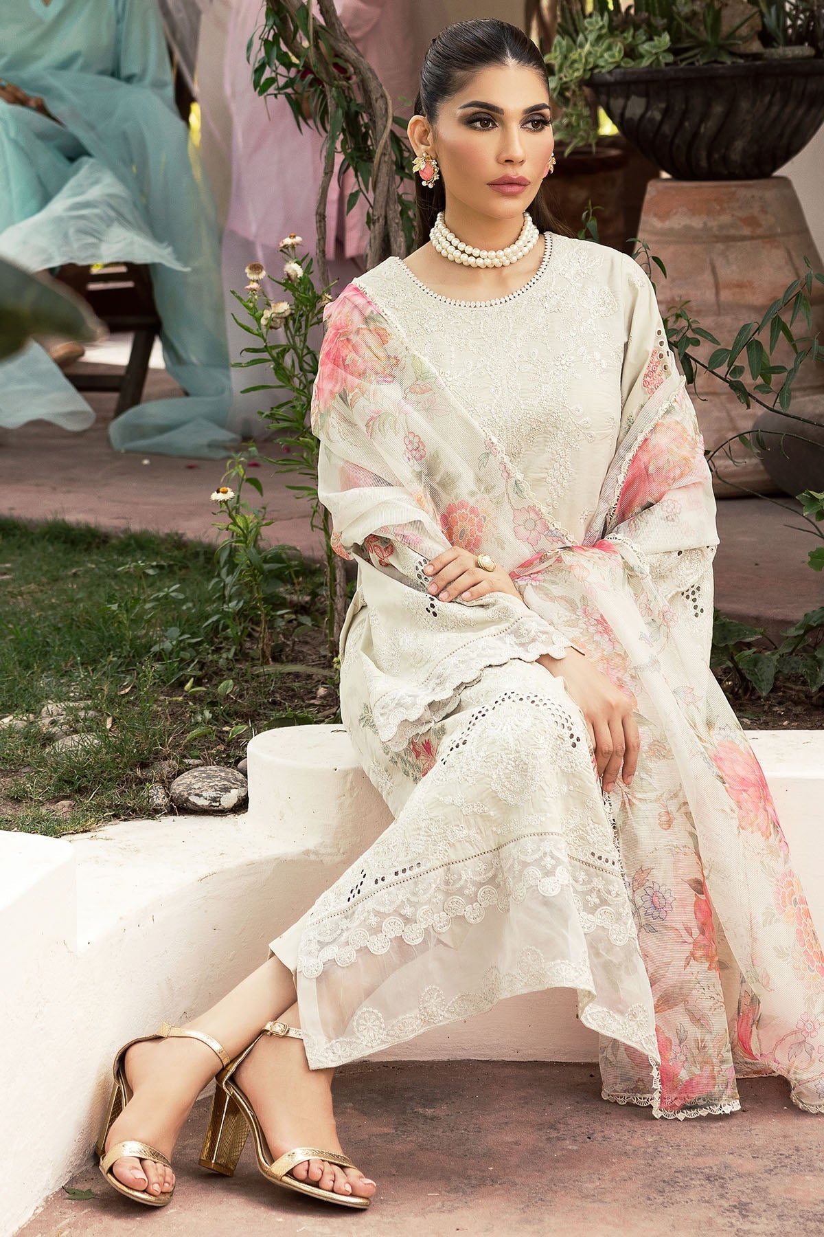 Motifz | Summer Lawn 24 | 4706 by Motifz - Designer Dress - Type: Ladies Clothes - Available at Libayah - 100% Original