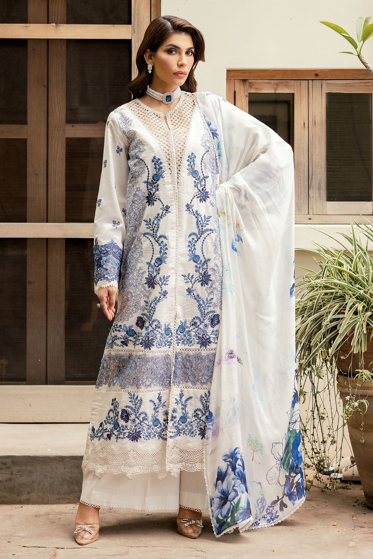 Motifz | Summer Lawn 24 | 4708 by Motifz - Designer Dress - Type: Ladies Clothes - Available at Libayah - 100% Original