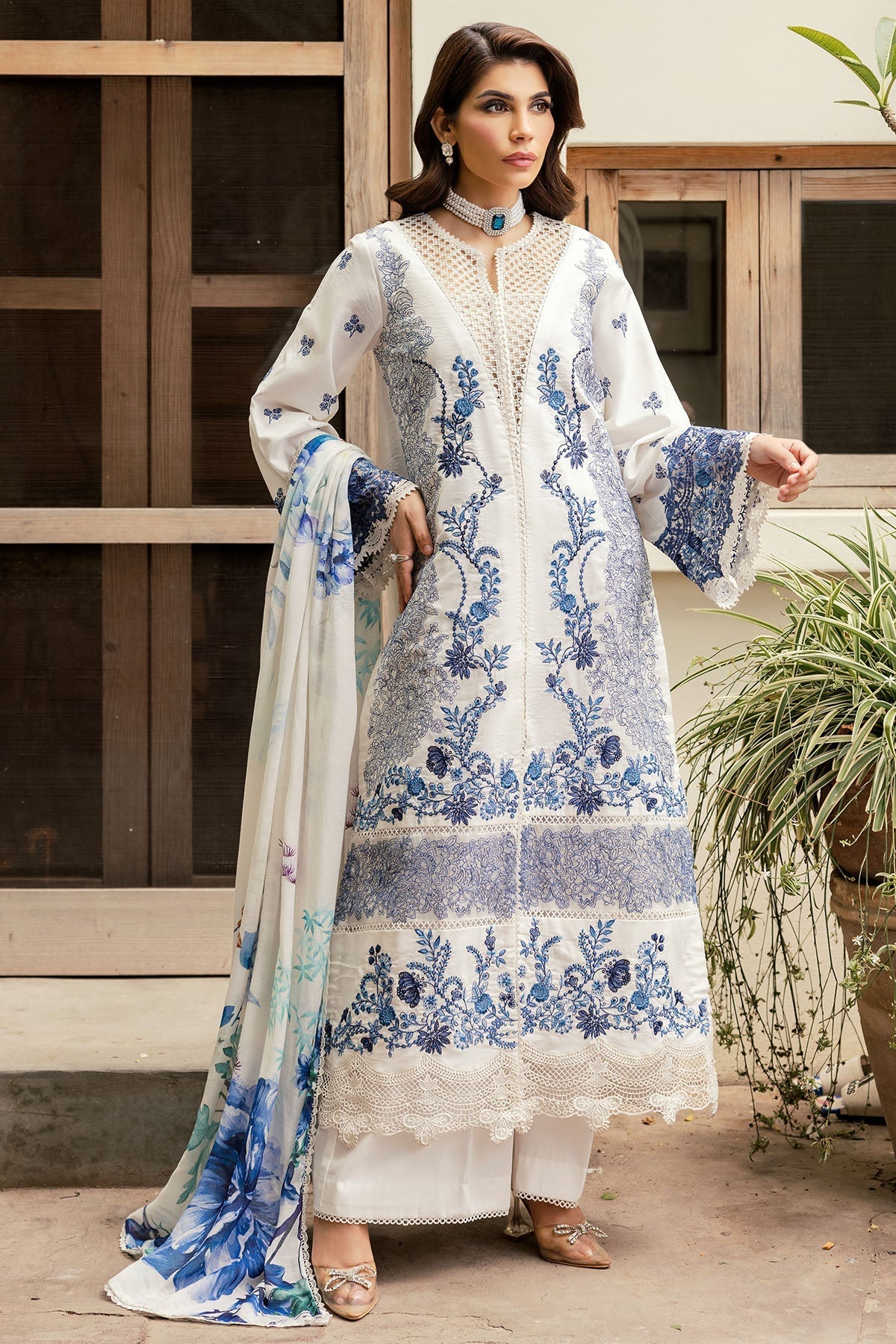 Motifz | Summer Lawn 24 | 4708 by Motifz - Designer Dress - Type: Ladies Clothes - Available at Libayah - 100% Original