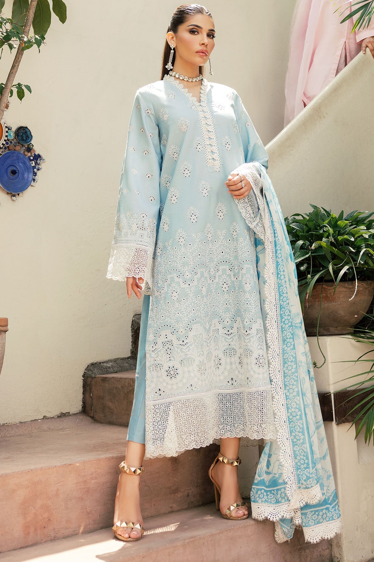 Motifz | Summer Lawn 24 | 4710 by Motifz - Designer Dress - Type: Ladies Clothes - Available at Libayah - 100% Original
