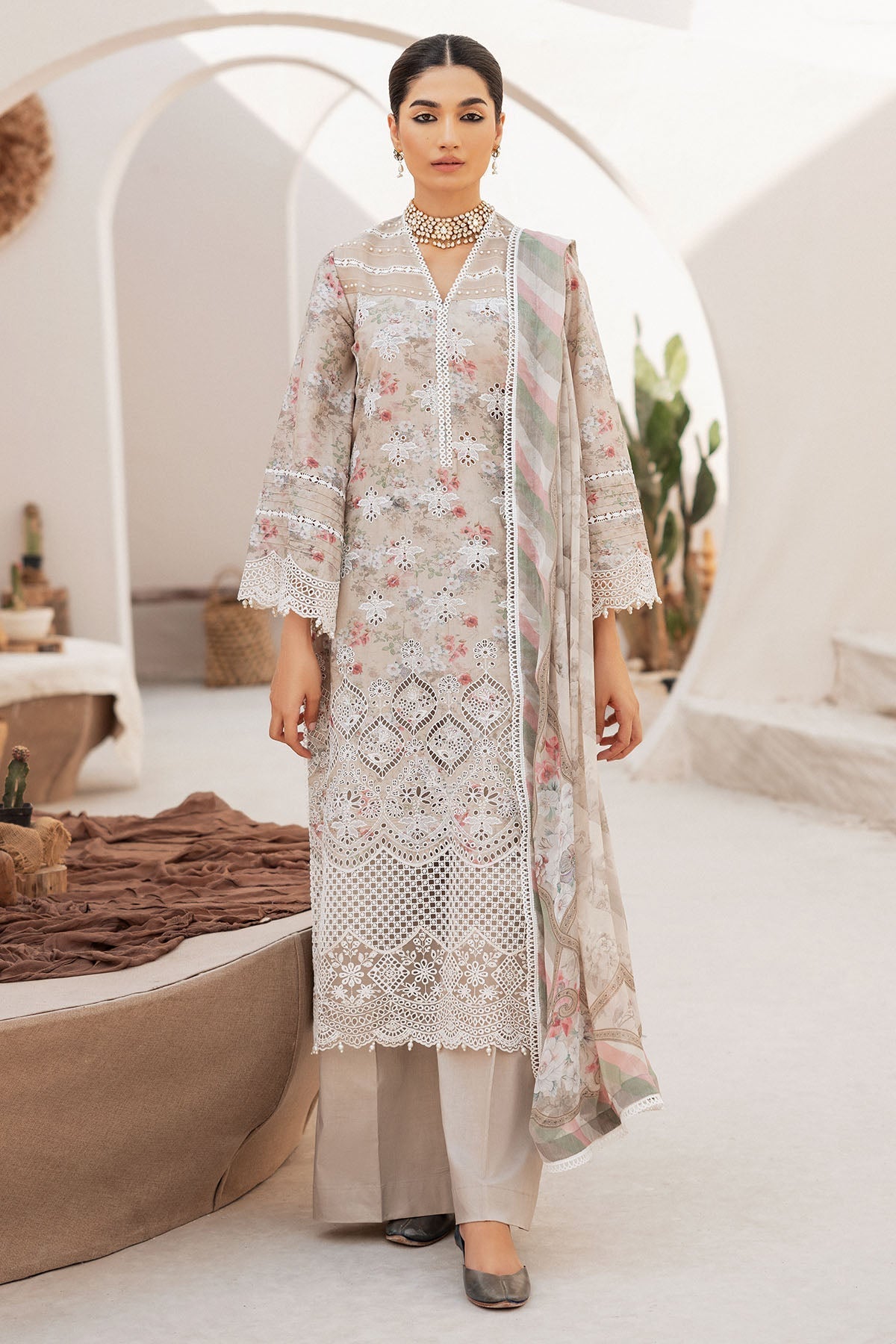 Motifz | Amal Lawn | 4722-MAHROSH by Motifz - Designer Dress - Type: Ladies Clothes - Available at Libayah - 100% Original