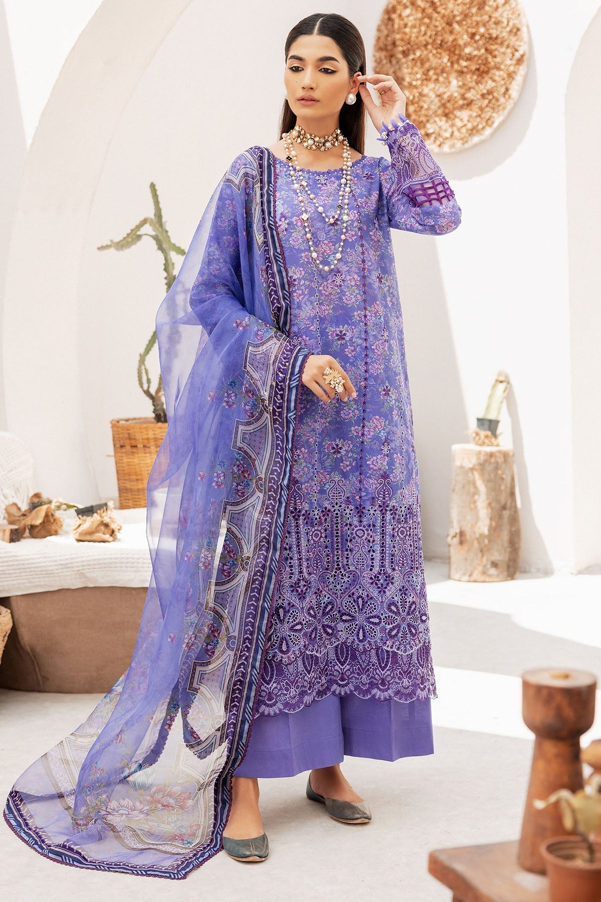 Motifz | Amal Lawn | 4724-ESRA by Motifz - Designer Dress - Type: Ladies Clothes - Available at Libayah - 100% Original