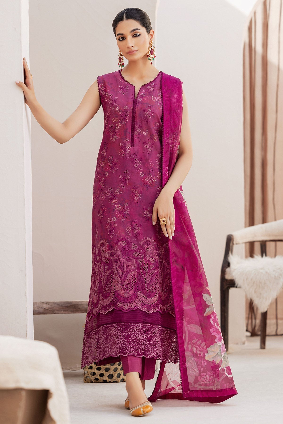 Motifz | Amal Lawn | 4725-EMIRA by Motifz - Designer Dress - Type: Ladies Clothes - Available at Libayah - 100% Original