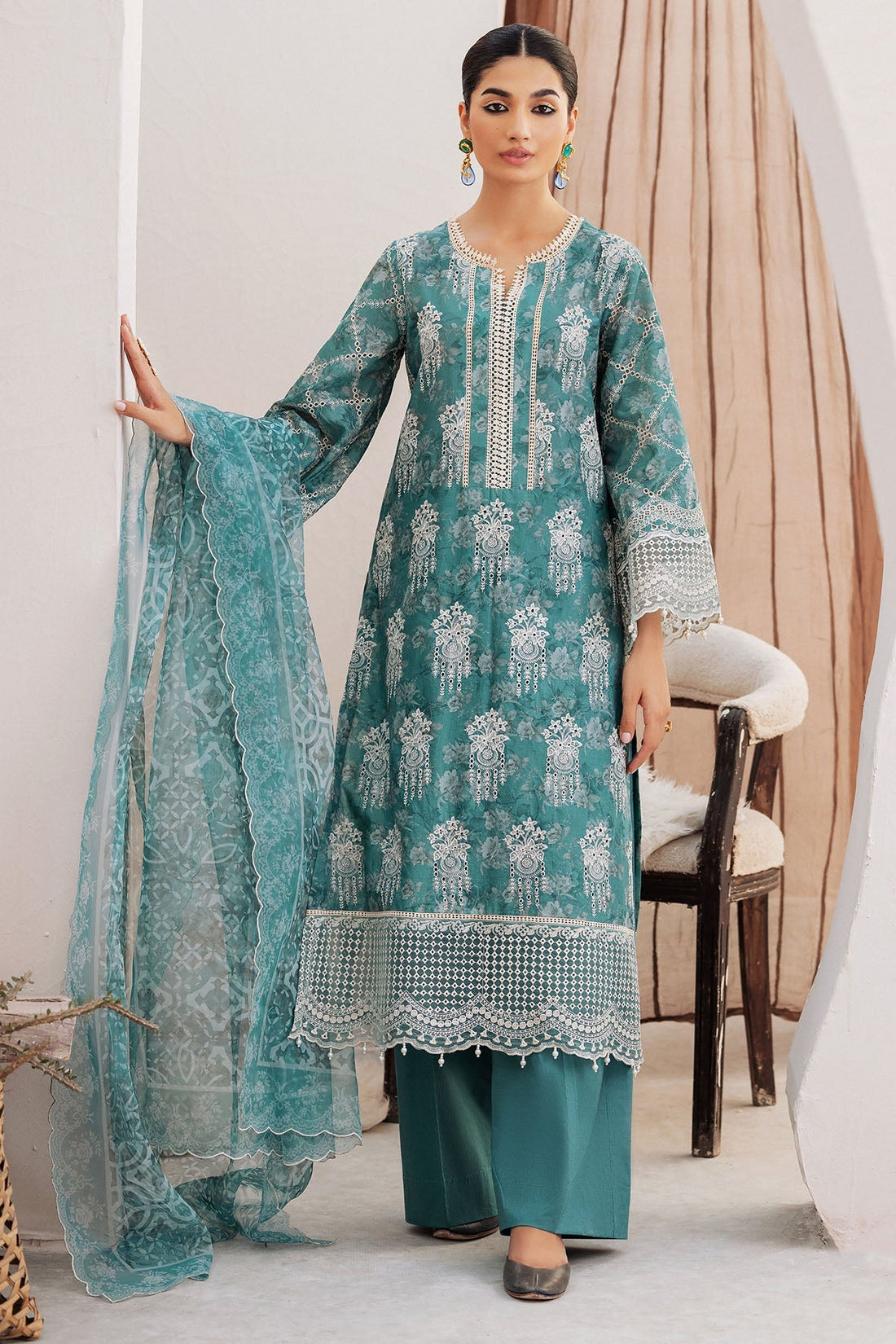 Motifz | Amal Lawn | 4728-MINHA by Motifz - Designer Dress - Type: Ladies Clothes - Available at Libayah - 100% Original