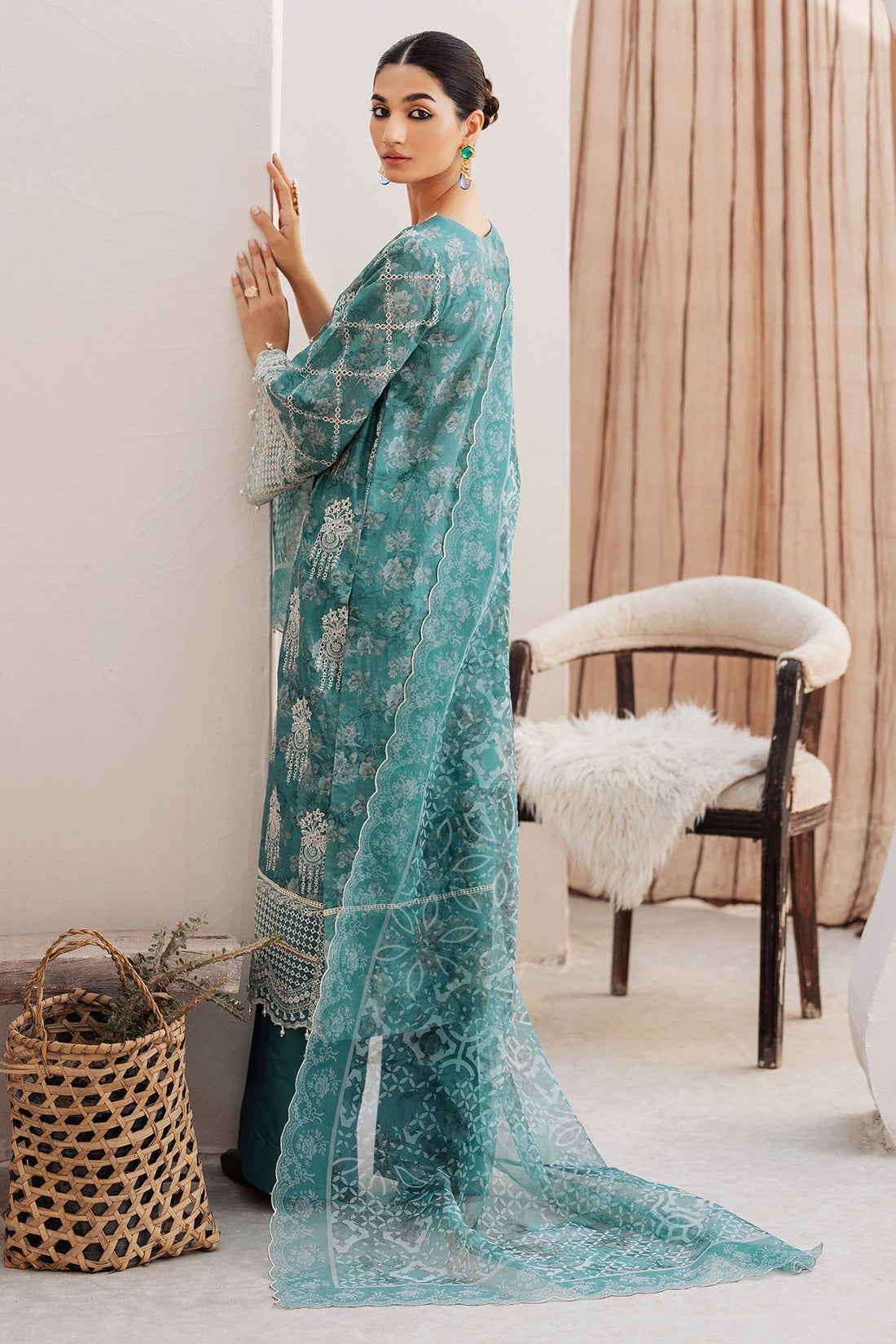 Motifz | Amal Lawn | 4728-MINHA by Motifz - Designer Dress - Type: Ladies Clothes - Available at Libayah - 100% Original