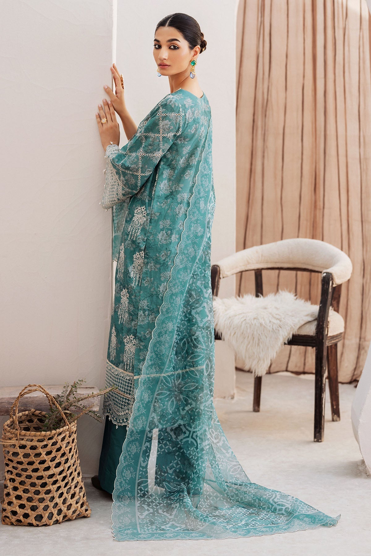 Motifz | Amal Lawn | 4728-MINHA by Motifz - Designer Dress - Type: Ladies Clothes - Available at Libayah - 100% Original