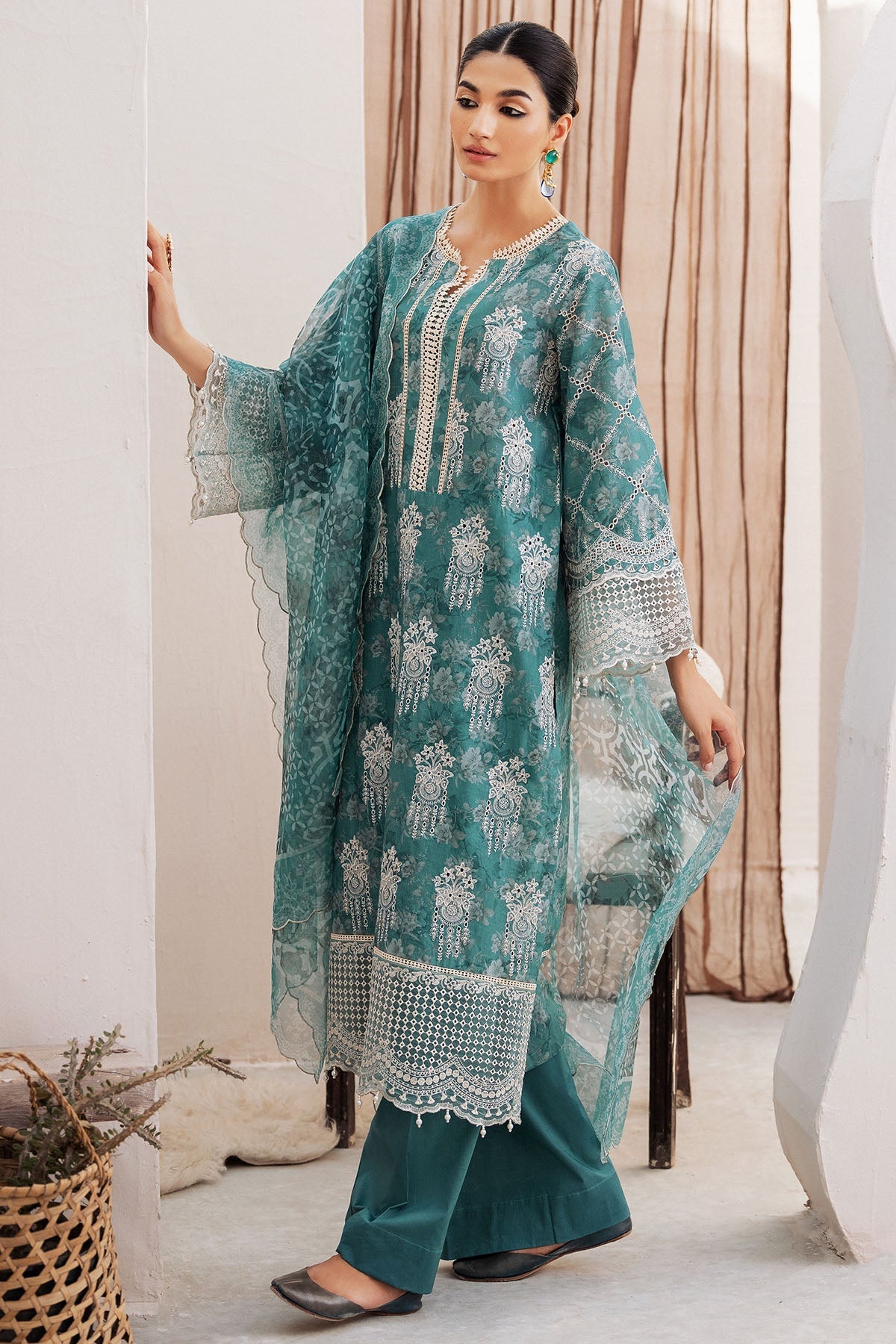 Motifz | Amal Lawn | 4728-MINHA by Motifz - Designer Dress - Type: Ladies Clothes - Available at Libayah - 100% Original