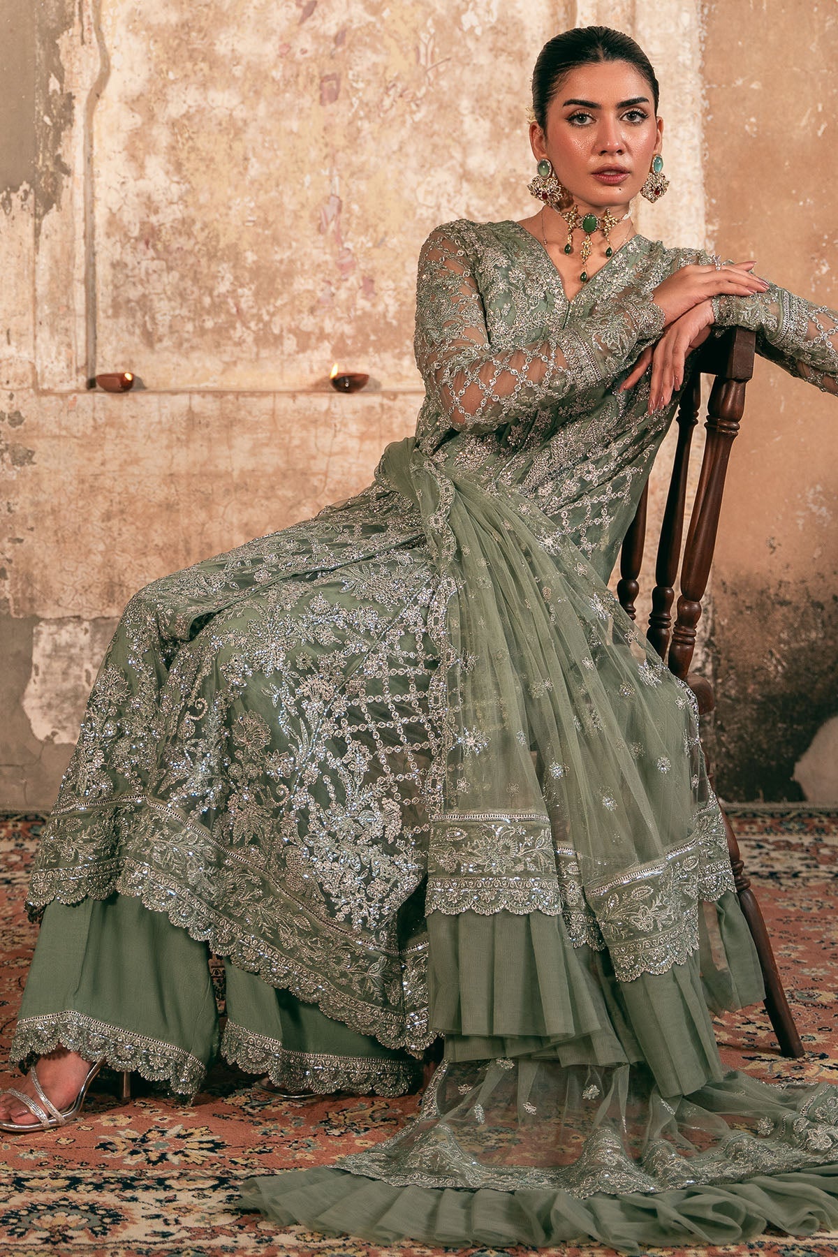 Motifz | Luxury Formal | 4822-ALAMZAIB by Motifz - Designer Dress  - Type : Ladies Clothes - Available at Libayah - 100% Original 