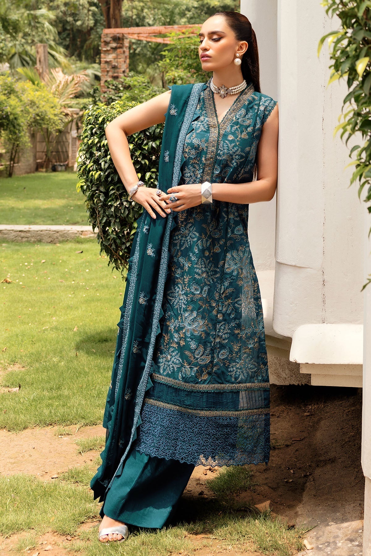 Motifz | Premium Lawn 24 | 4831-SAMANA by Motifz - Designer Dress - Type: Ladies Clothes - Available at Libayah - 100% Original