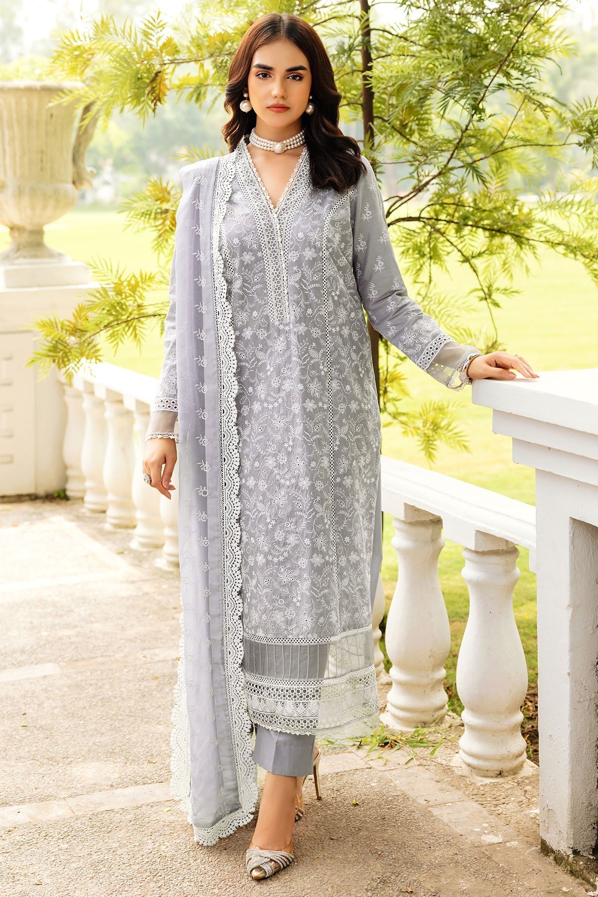 Motifz | Premium Lawn 24 | 4837-MEHTAB by Motifz - Designer Dress - Type: Ladies Clothes - Available at Libayah - 100% Original