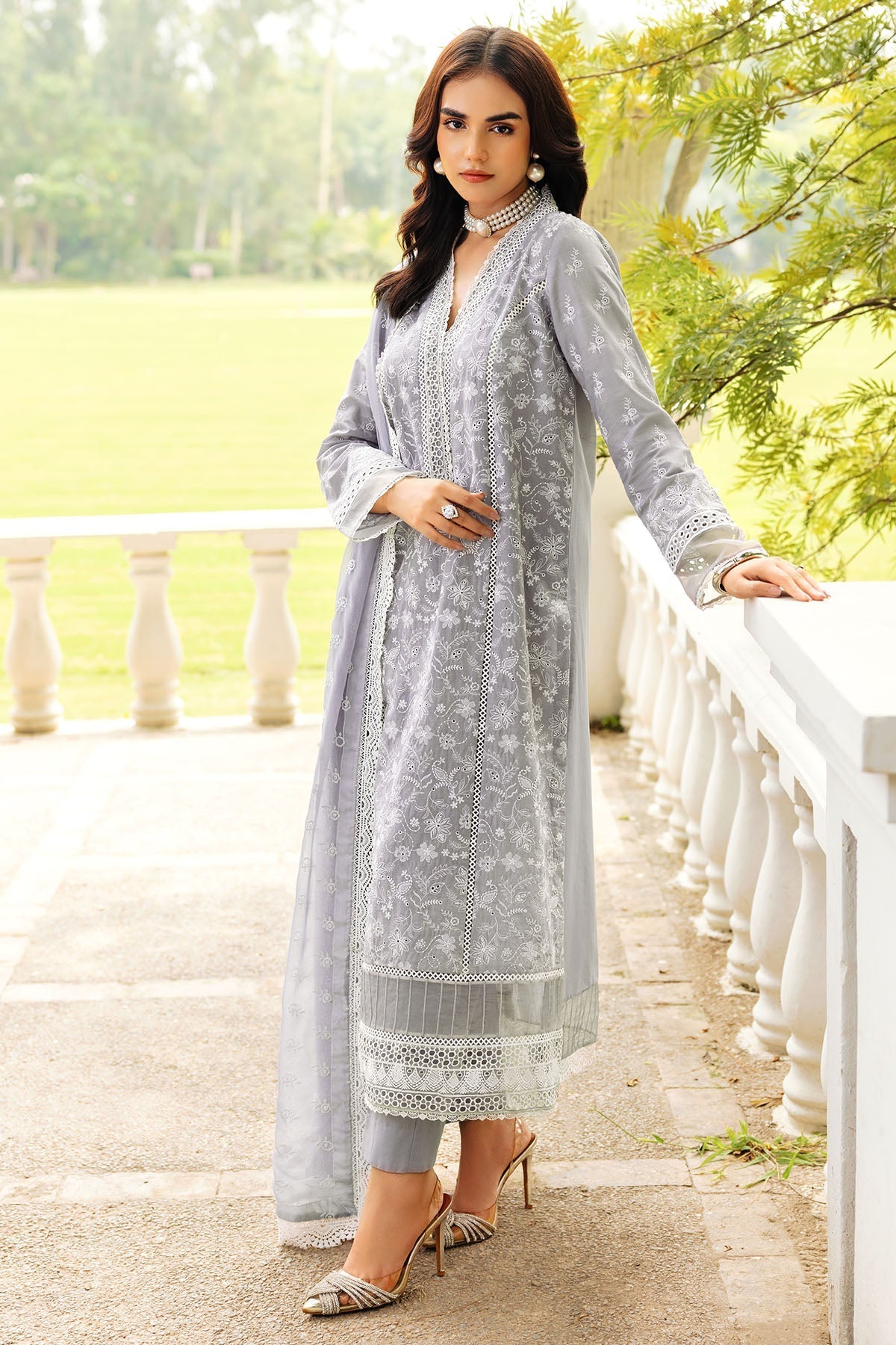 Motifz | Premium Lawn 24 | 4837-MEHTAB by Motifz - Designer Dress - Type: Ladies Clothes - Available at Libayah - 100% Original
