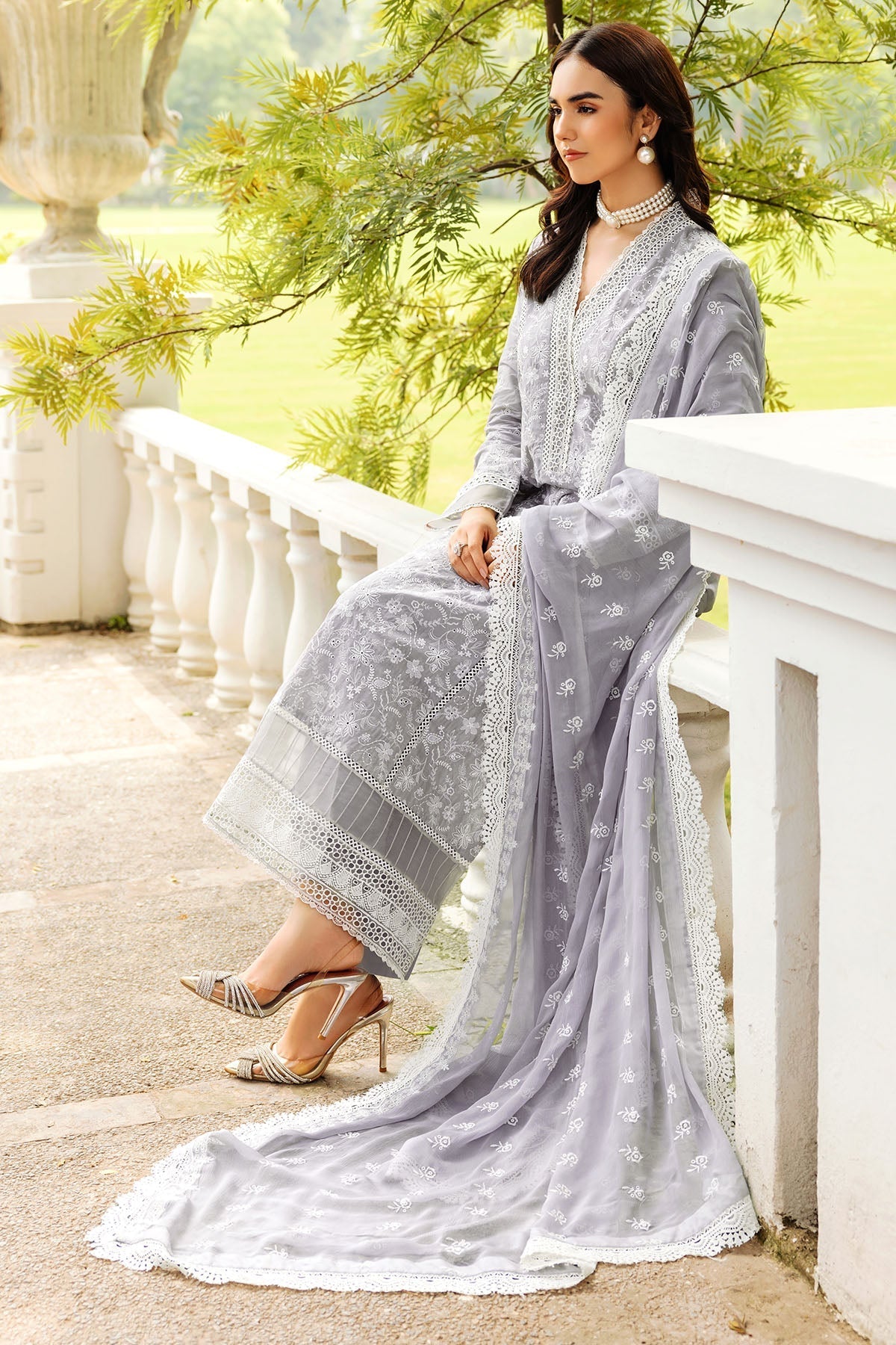 Motifz | Premium Lawn 24 | 4837-MEHTAB by Motifz - Designer Dress - Type: Ladies Clothes - Available at Libayah - 100% Original