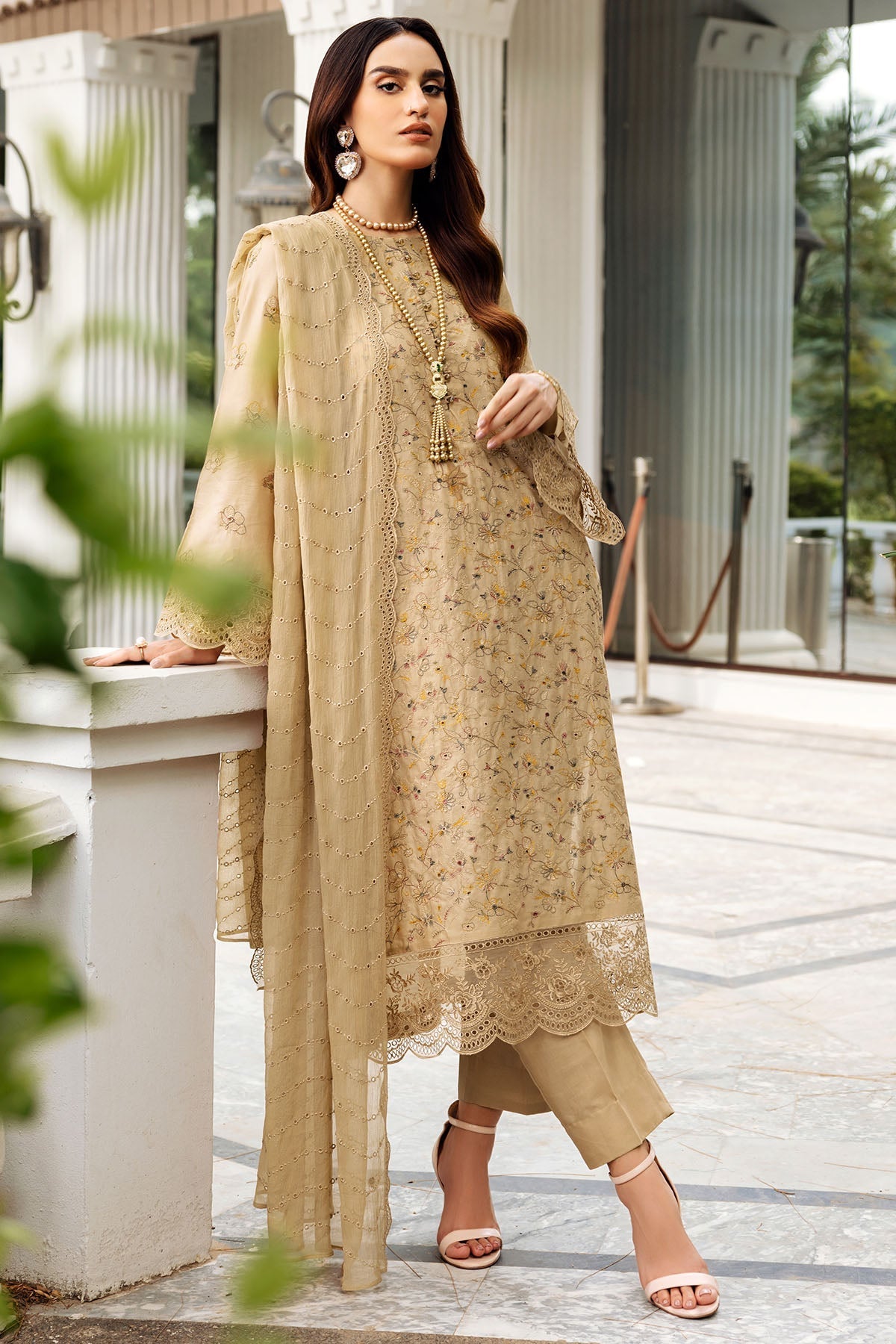 Motifz | Premium Lawn 24 | 4838-AREESH by Motifz - Designer Dress - Type: Ladies Clothes - Available at Libayah - 100% Original