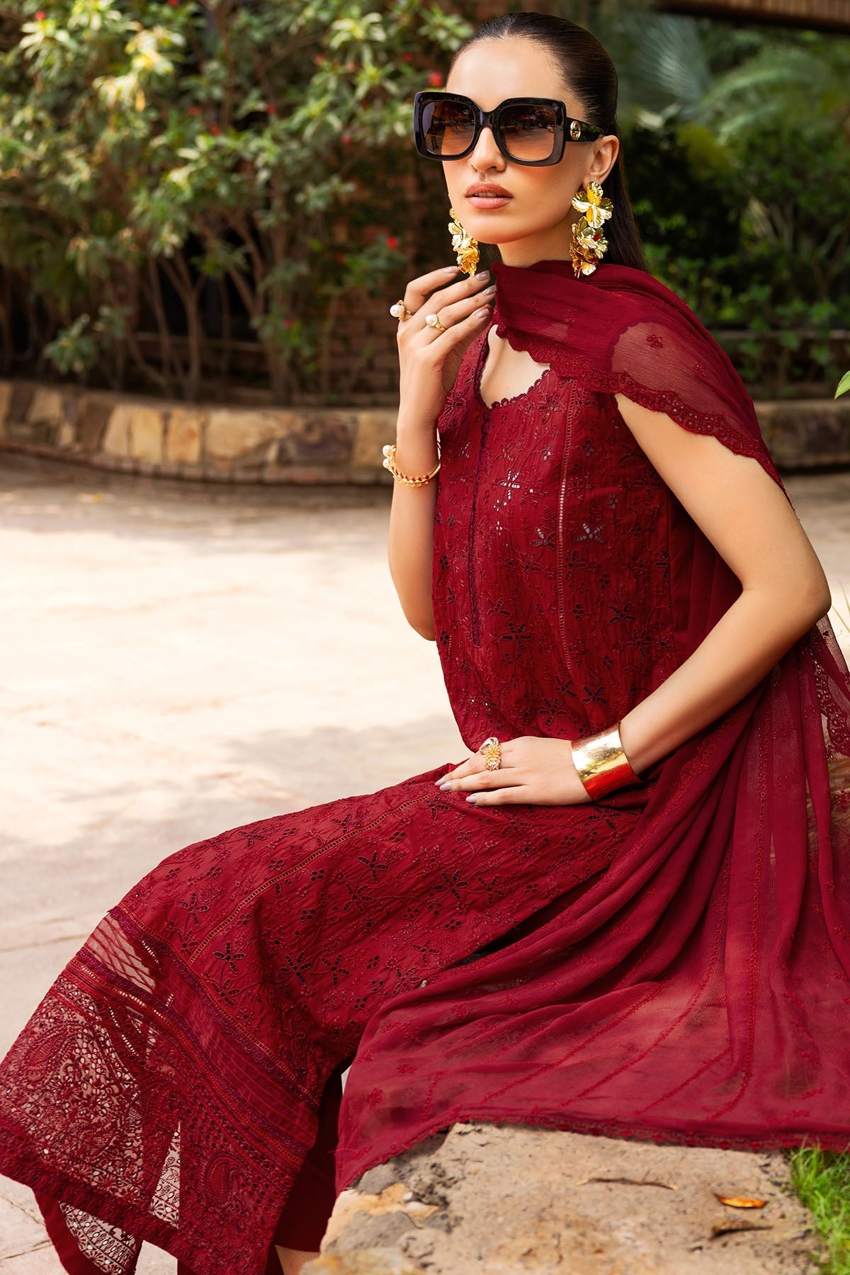 Motifz | Premium Lawn 24 | 4839-PERWASHA by Motifz - Designer Dress - Type: Ladies Clothes - Available at Libayah - 100% Original