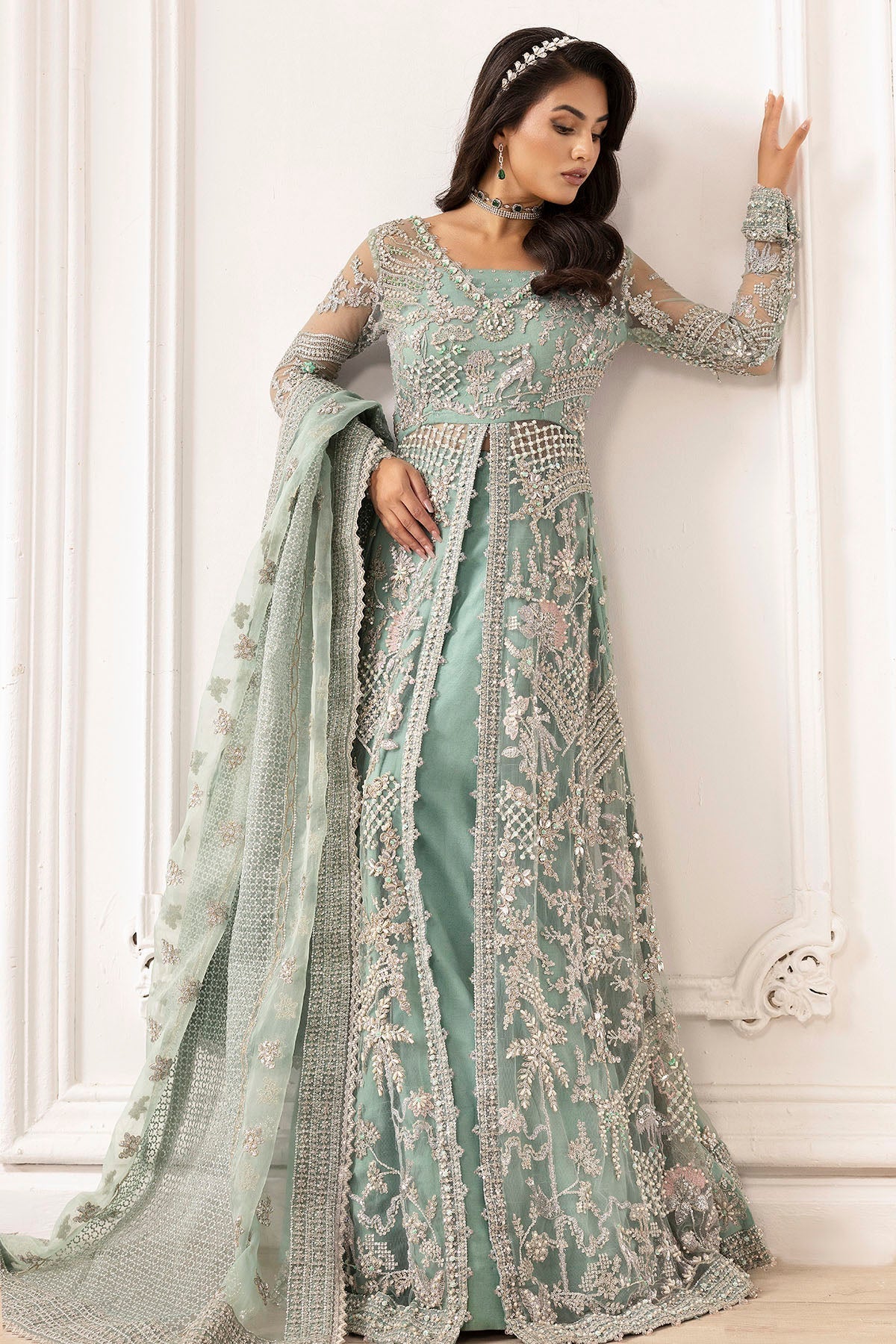 Motifz | Luxury Formal | 4932-AROOSH by Motifz - Designer Dress - Type: Ladies Clothes - Available at Libayah - 100% Original