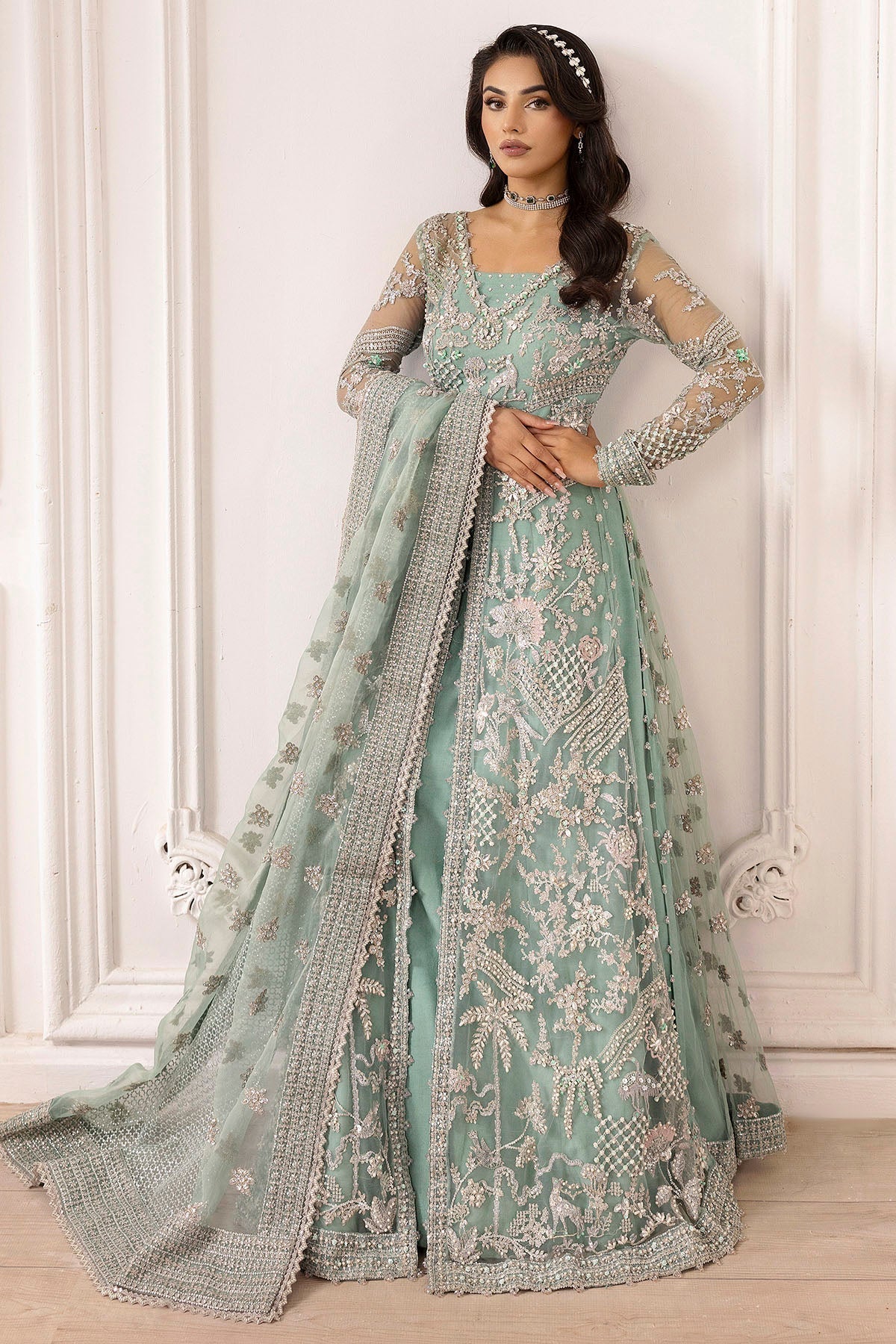 Motifz | Luxury Formal | 4932-AROOSH by Motifz - Designer Dress - Type: Ladies Clothes - Available at Libayah - 100% Original