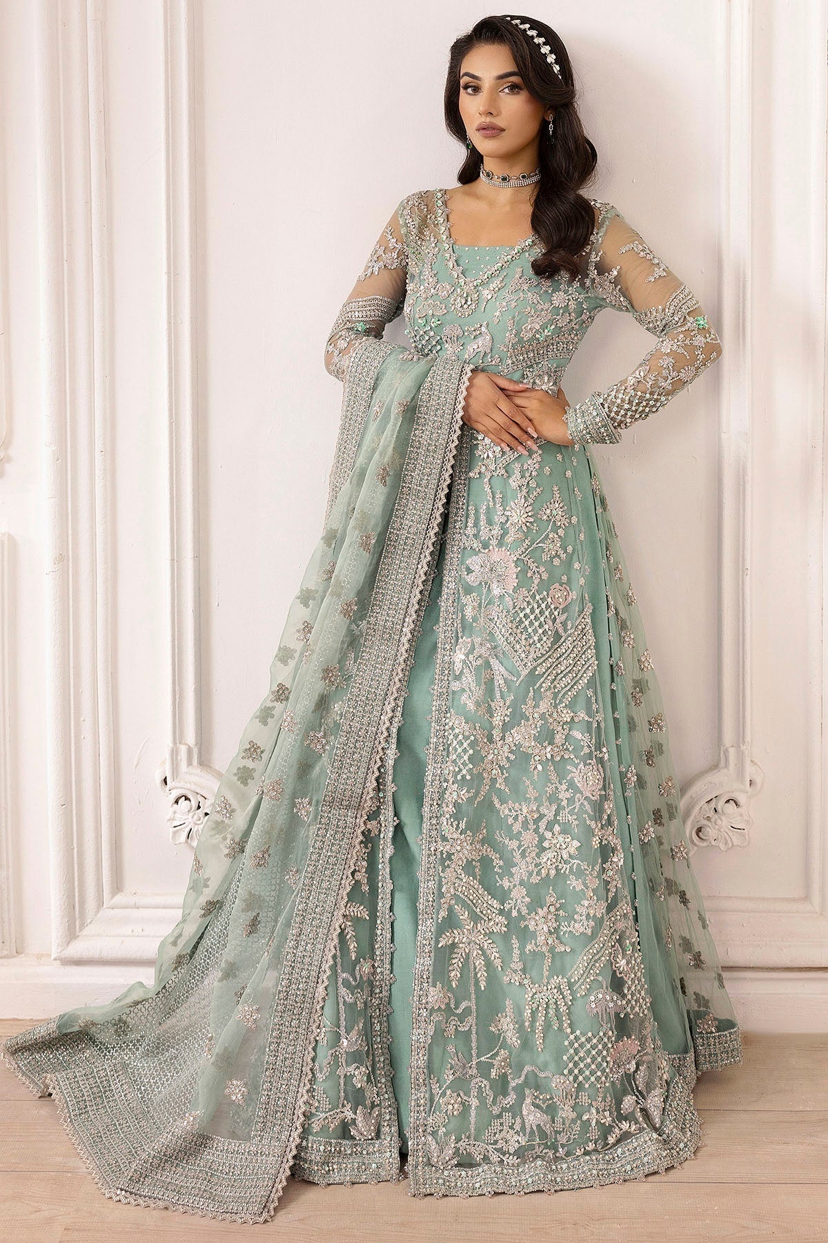 Motifz | Luxury Formal | 4932-AROOSH by Motifz - Designer Dress - Type: Ladies Clothes - Available at Libayah - 100% Original