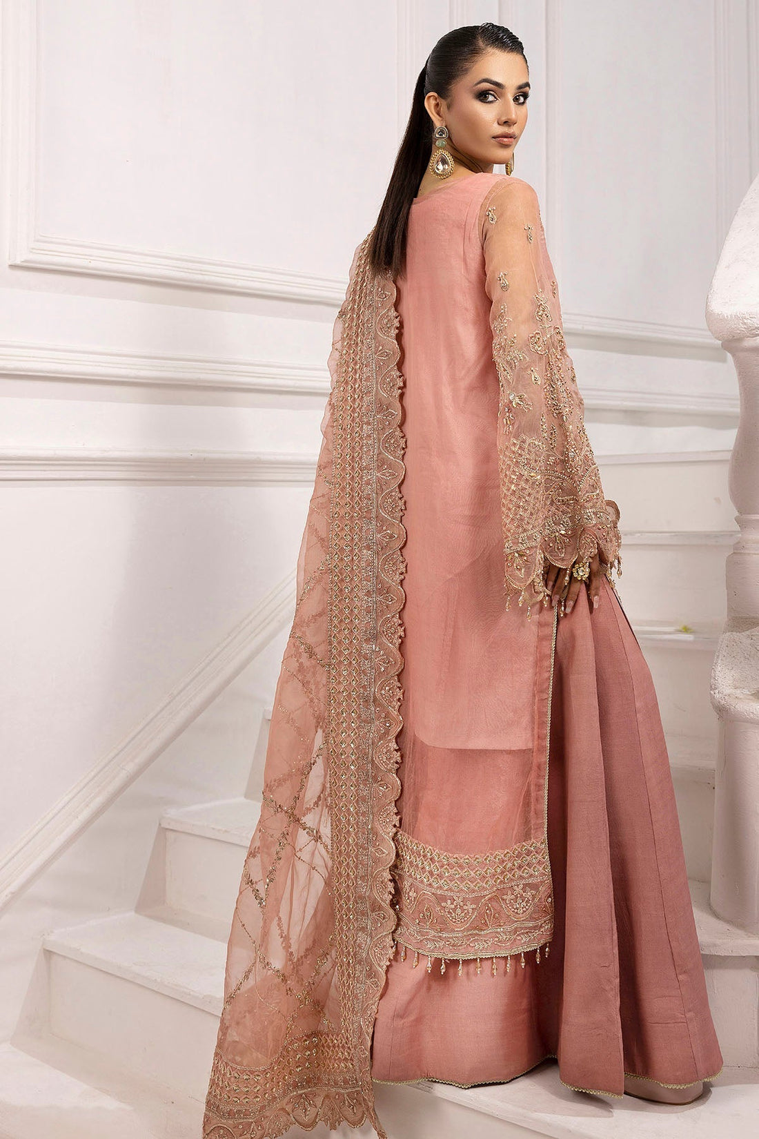 Motifz | Luxury Formal | 4934-ABSHAR by Motifz - Designer Dress - Type: Ladies Clothes - Available at Libayah - 100% Original