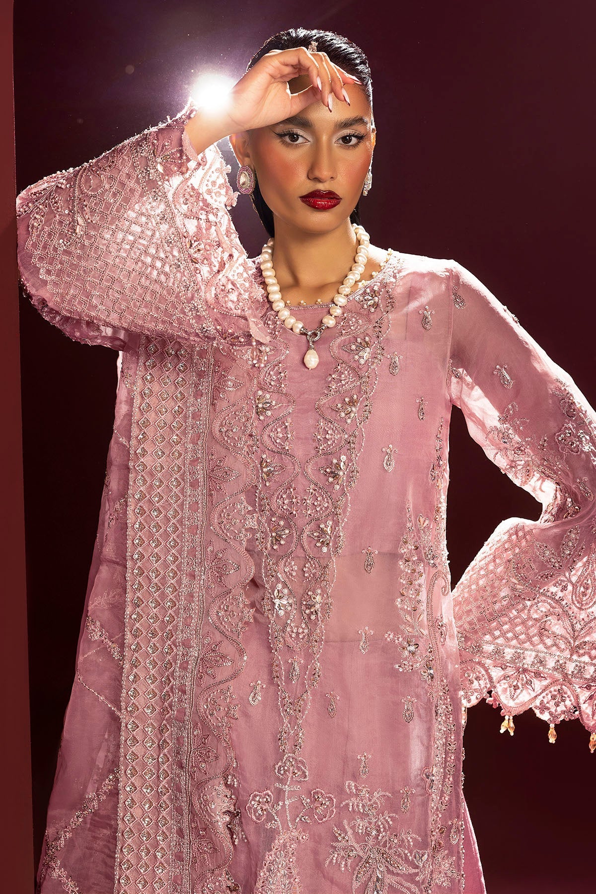 Motifz | Luxury Wedding Formals | 4934-ABSHAR by Motifz - Designer Dress - Type: Ladies Clothes - Available at Libayah - 100% Original