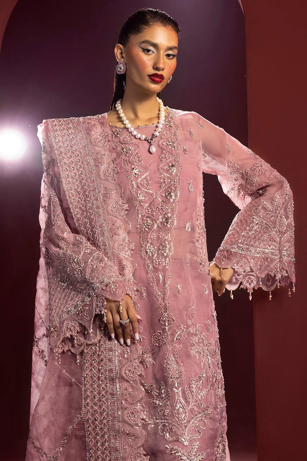 Motifz | Luxury Wedding Formals | 4934-ABSHAR by Motifz - Designer Dress - Type: Ladies Clothes - Available at Libayah - 100% Original