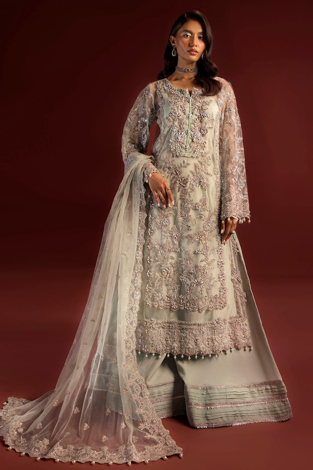 Motifz | Luxury Wedding Formals | 4936-JANAN by Motifz - Designer Dress - Type: Ladies Clothes - Available at Libayah - 100% Original