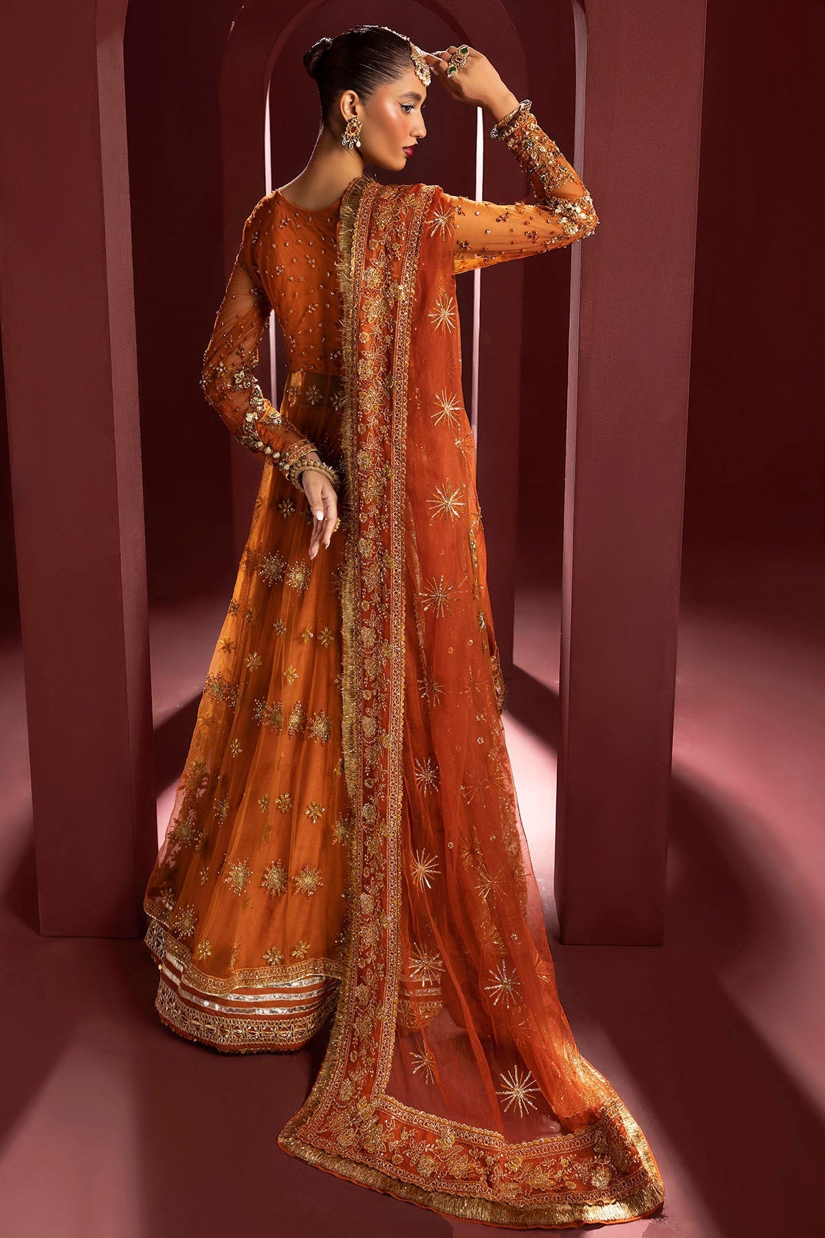 Motifz | Luxury Wedding Formals | 4938-RAHA by Motifz - Designer Dress - Type: Ladies Clothes - Available at Libayah - 100% Original