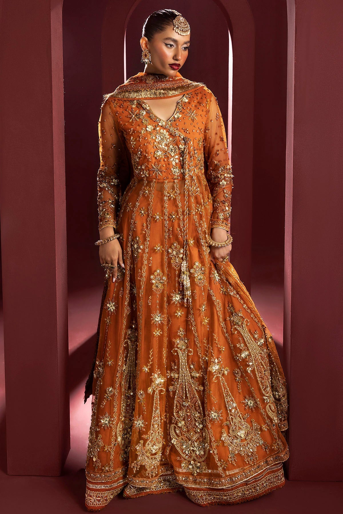 Motifz | Luxury Wedding Formals | 4938-RAHA by Motifz - Designer Dress - Type: Ladies Clothes - Available at Libayah - 100% Original