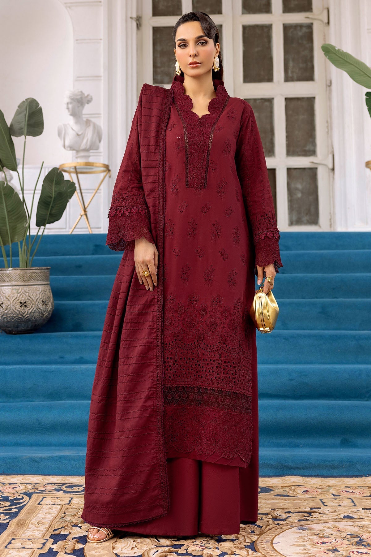 Motifz | Premium Khaddar | 4993-NURAL by Alkaram - Designer Dress - Type: Ladies Clothes - Available at Libayah - 100% Original