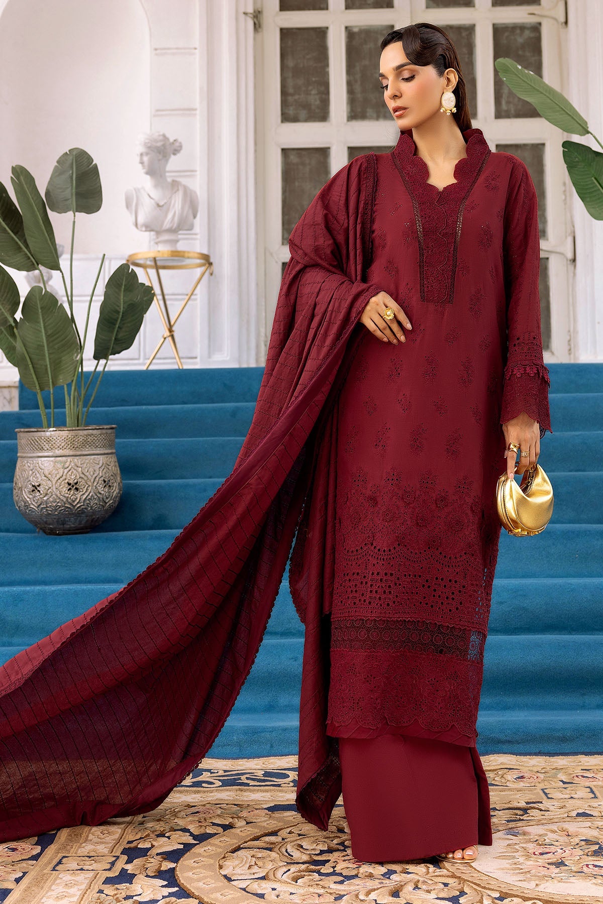 Motifz | Premium Khaddar | 4993-NURAL by Alkaram - Designer Dress - Type: Ladies Clothes - Available at Libayah - 100% Original