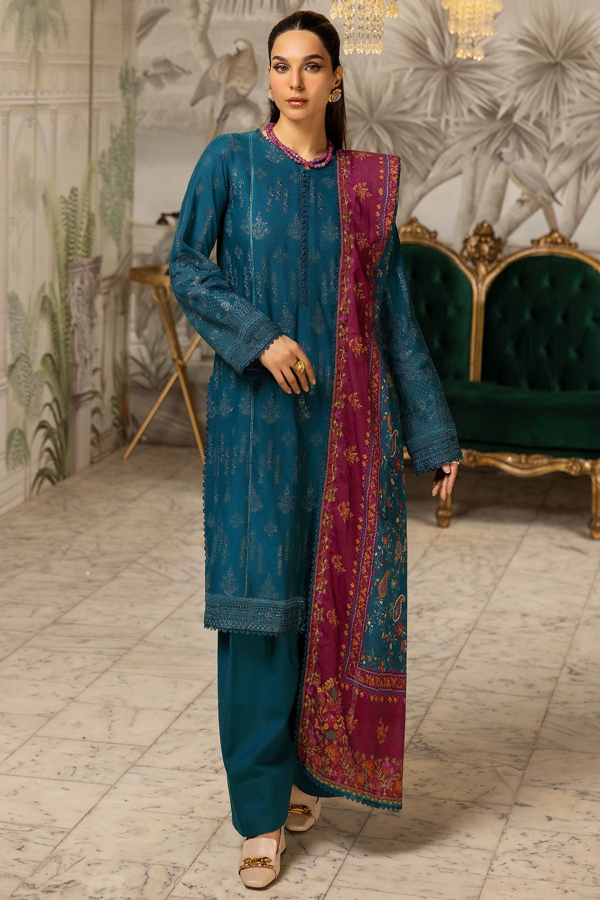 Motifz | Premium Khaddar | 4995-AIFA by Motifz - Designer Dress - Type: Ladies Clothes - Available at Libayah - 100% Original