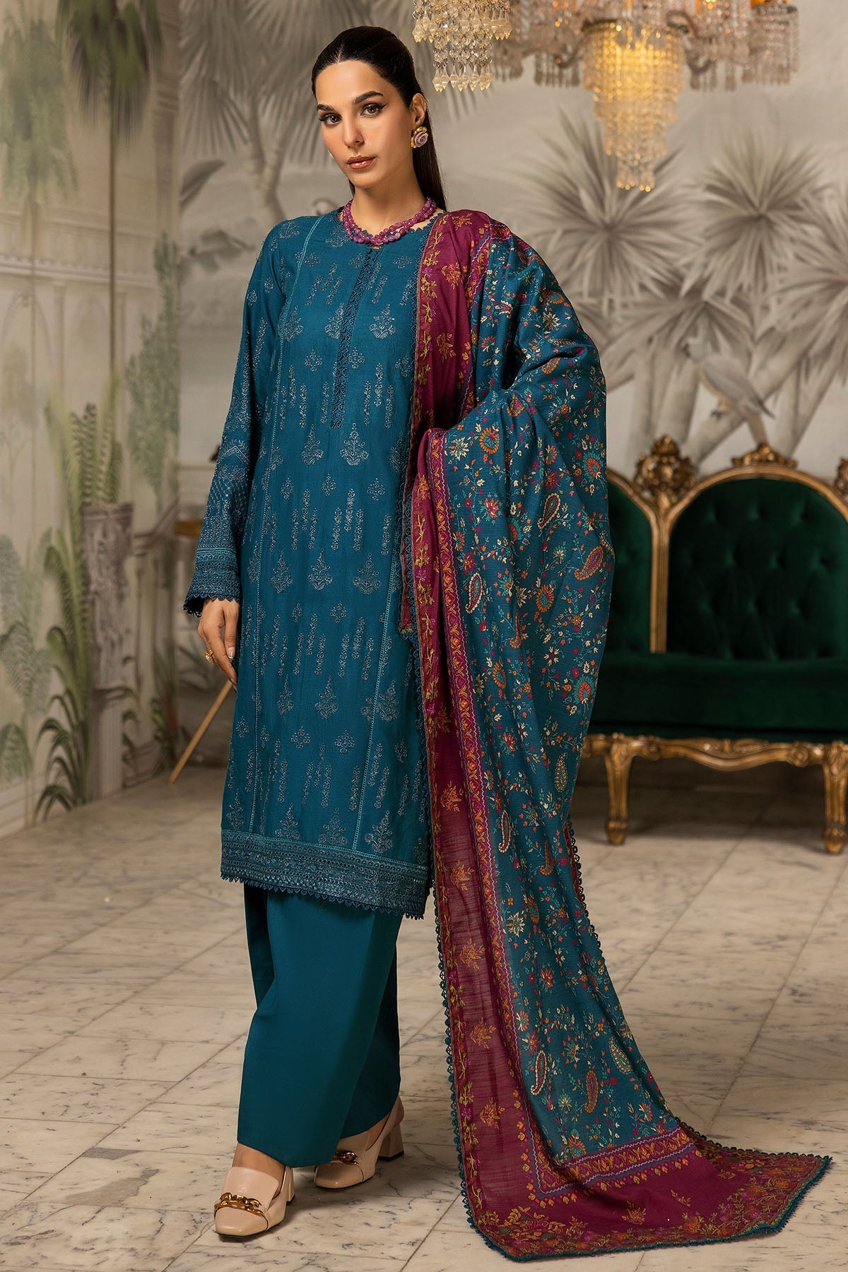 Motifz | Premium Khaddar | 4995-AIFA by Motifz - Designer Dress - Type: Ladies Clothes - Available at Libayah - 100% Original