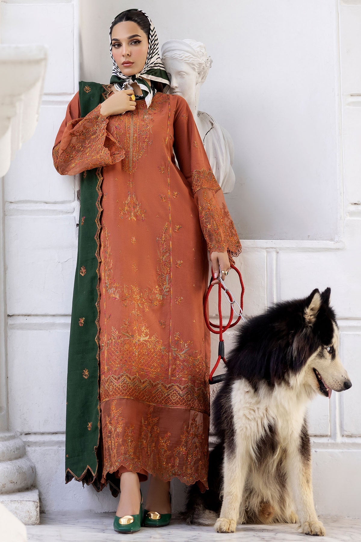 Motifz | Premium Khaddar | 4997-PERISA by Alkaram - Designer Dress - Type: Ladies Clothes - Available at Libayah - 100% Original