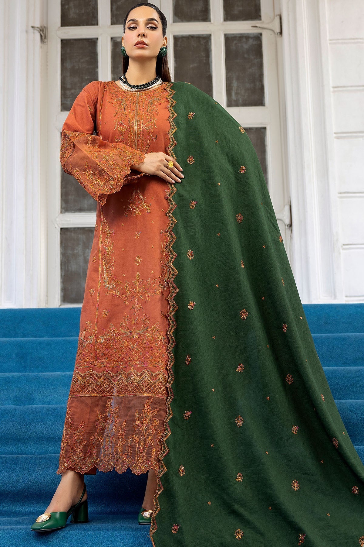 Motifz | Premium Khaddar | 4997-PERISA by Alkaram - Designer Dress - Type: Ladies Clothes - Available at Libayah - 100% Original