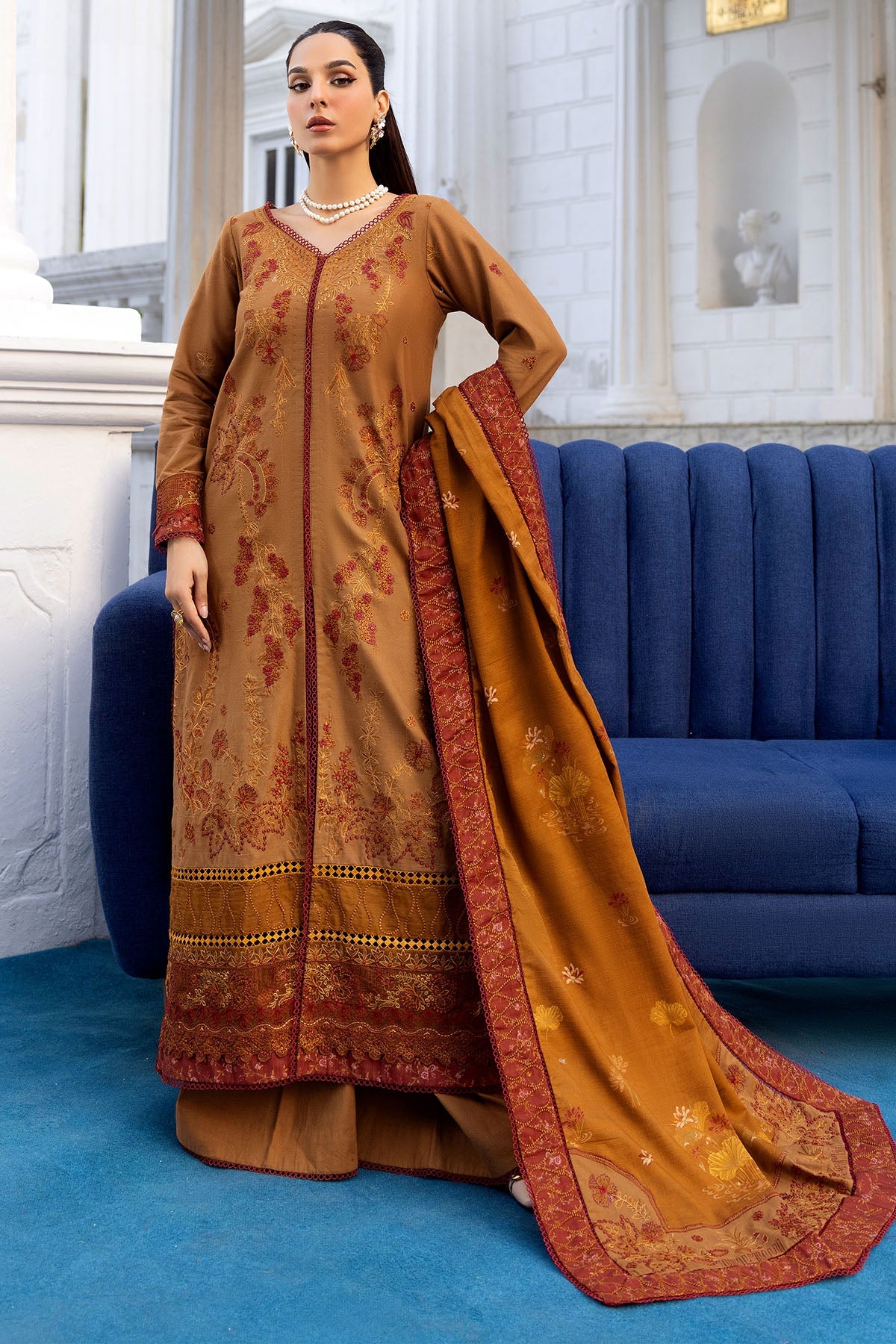 Motifz | Premium Khaddar | 4998-BAZIF by Motifz - Designer Dress - Type: Ladies Clothes - Available at Libayah - 100% Original