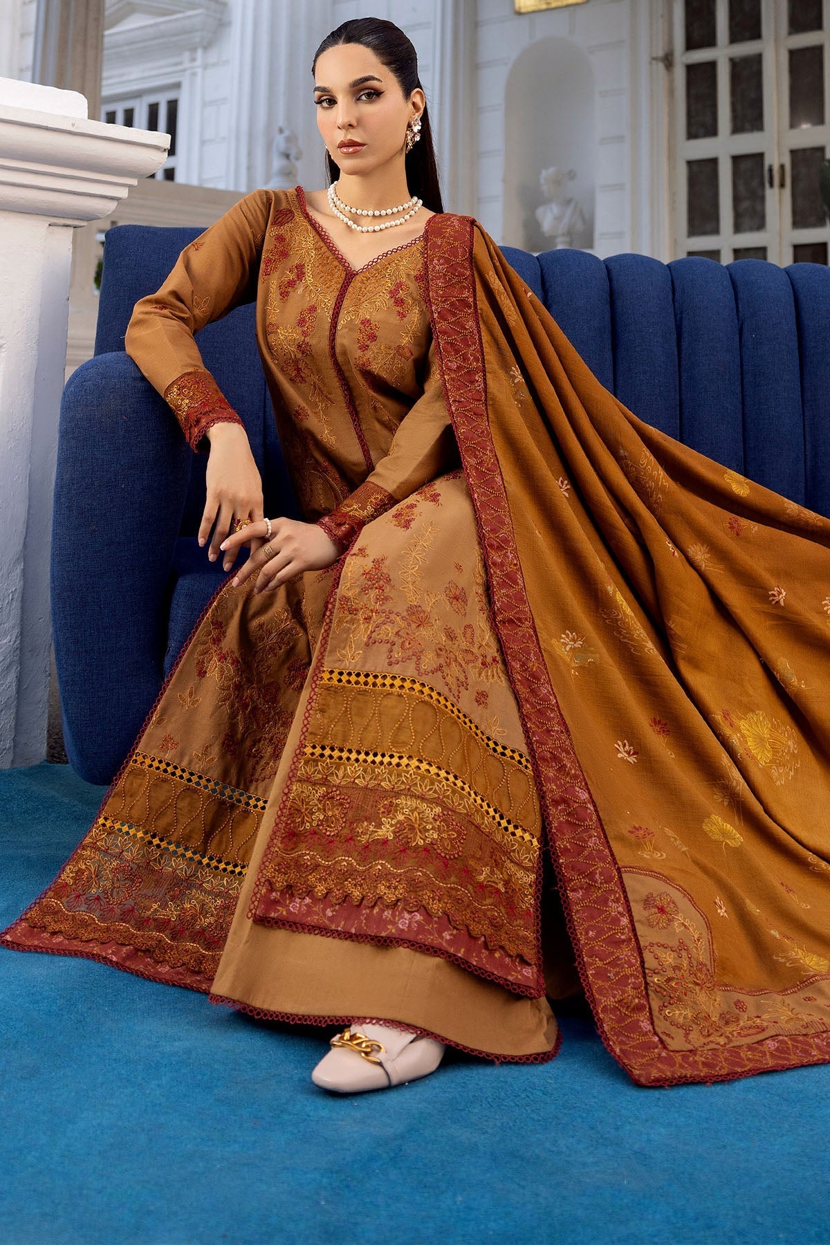 Motifz | Premium Khaddar | 4998-BAZIF by Motifz - Designer Dress - Type: Ladies Clothes - Available at Libayah - 100% Original