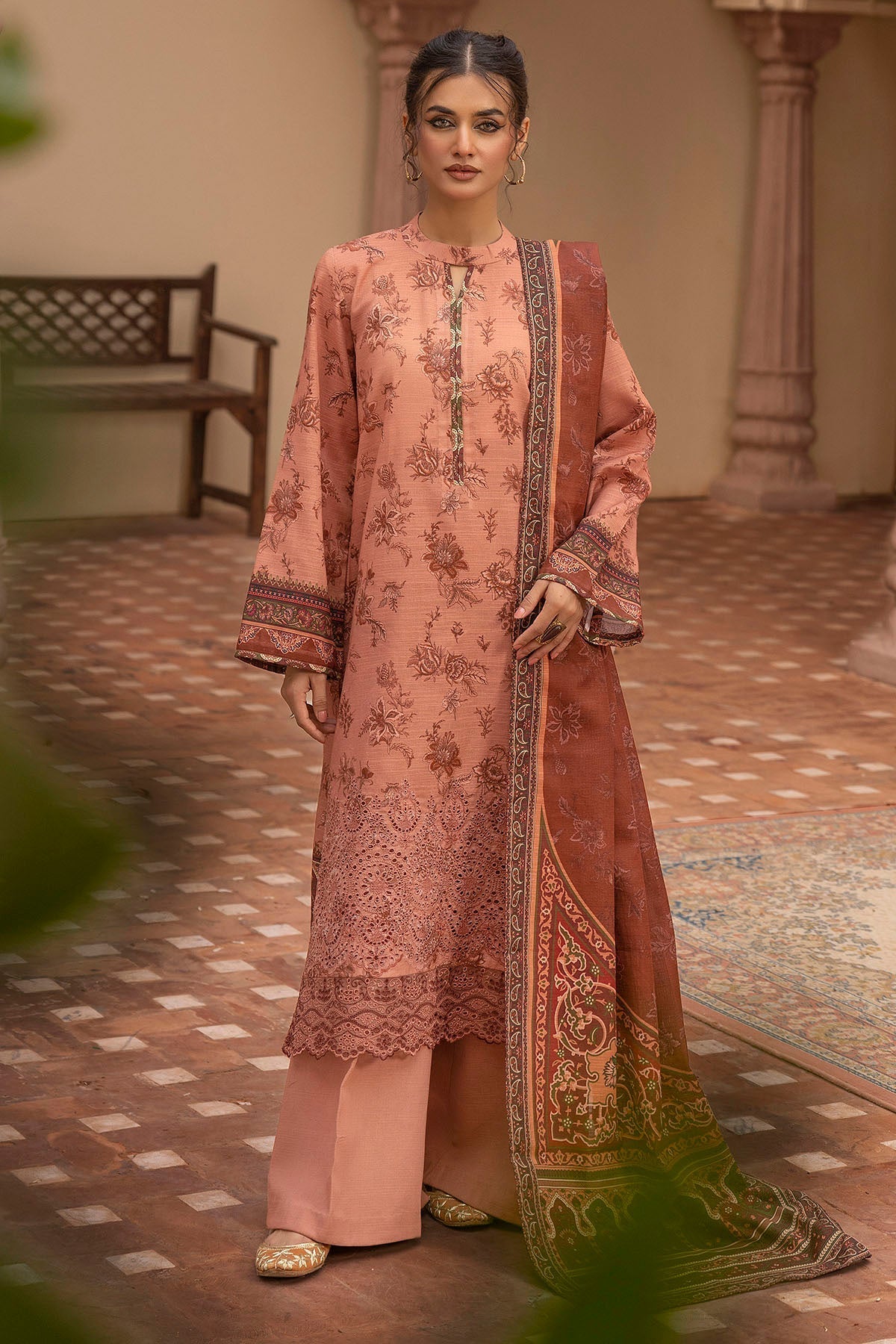 Motifz | Premium Khaddar | 5022-YUSUR by Motifz - Designer Dress - Type: Ladies Clothes - Available at Libayah - 100% Original