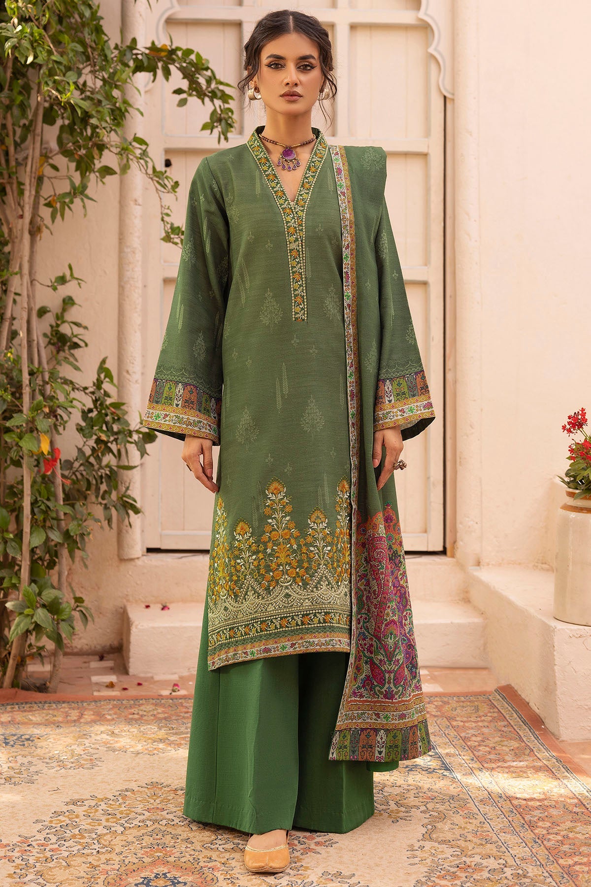 Motifz | Premium Khaddar | 5024-TAIMA by Motifz - Designer Dress - Type: Ladies Clothes - Available at Libayah - 100% Original