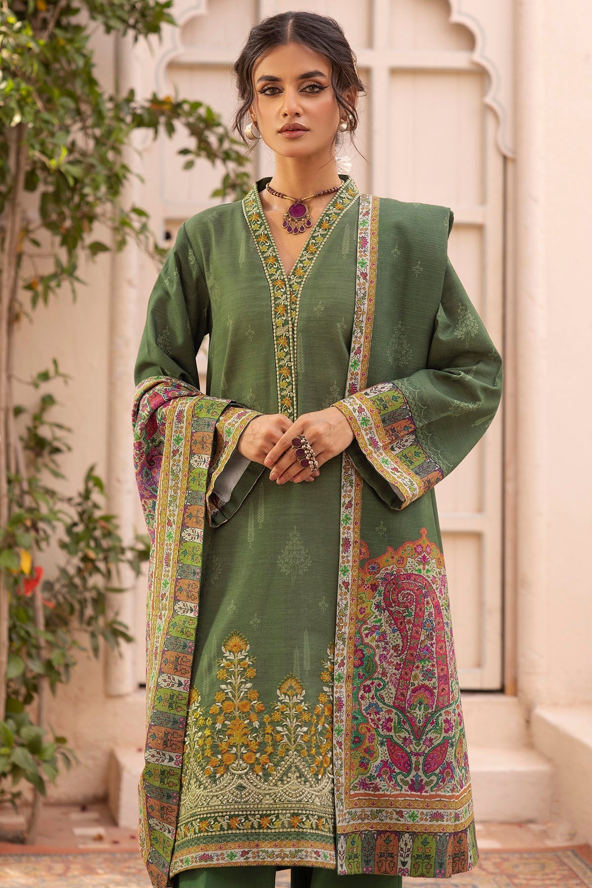 Motifz | Premium Khaddar | 5024-TAIMA by Motifz - Designer Dress - Type: Ladies Clothes - Available at Libayah - 100% Original